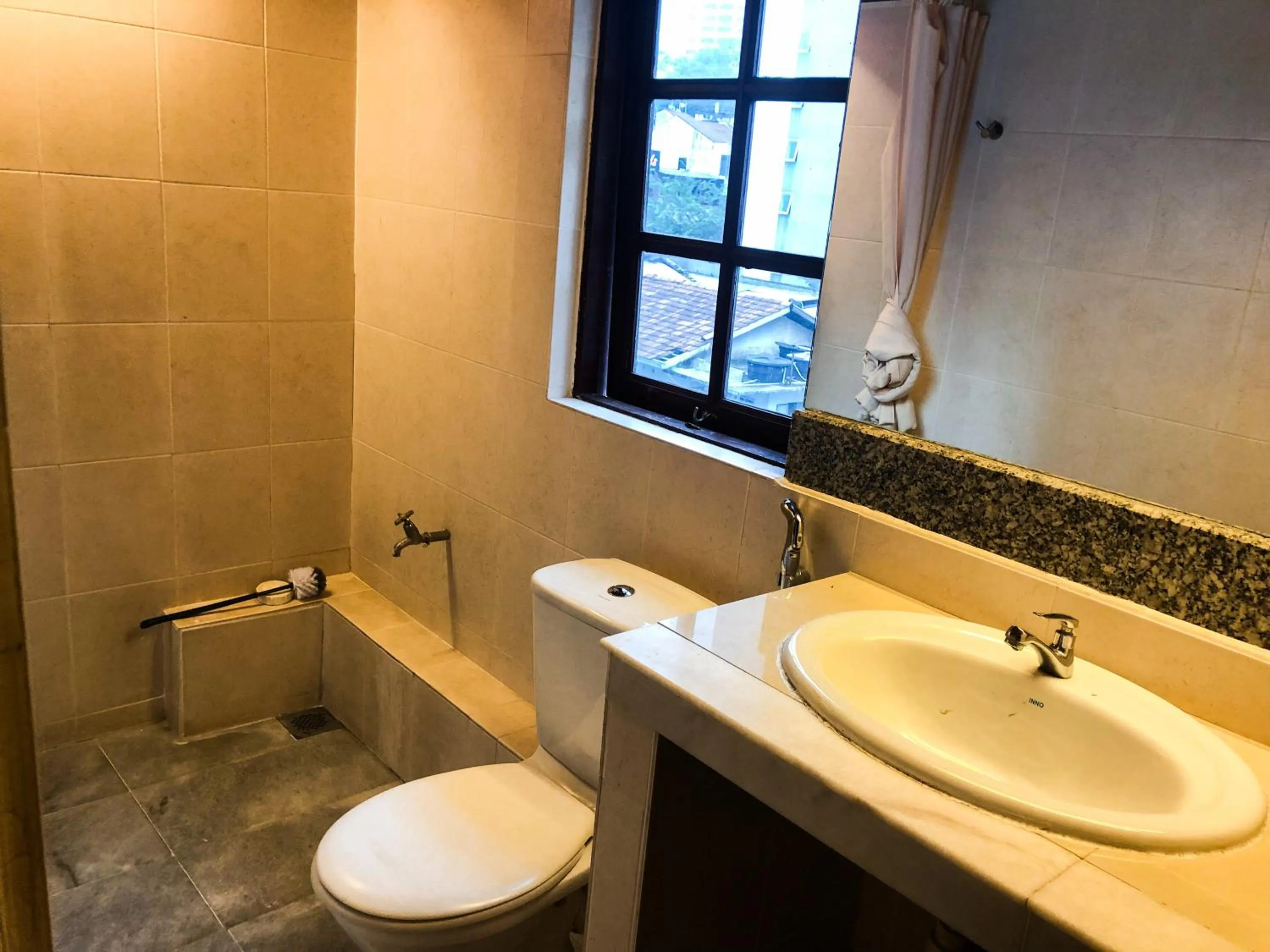 Bathroom in Hotel O I.villa Inn