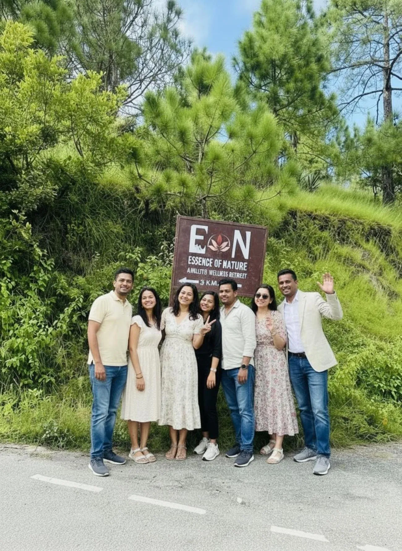 Logo/Certificate/Sign in Essence of Nature, Ranikhet