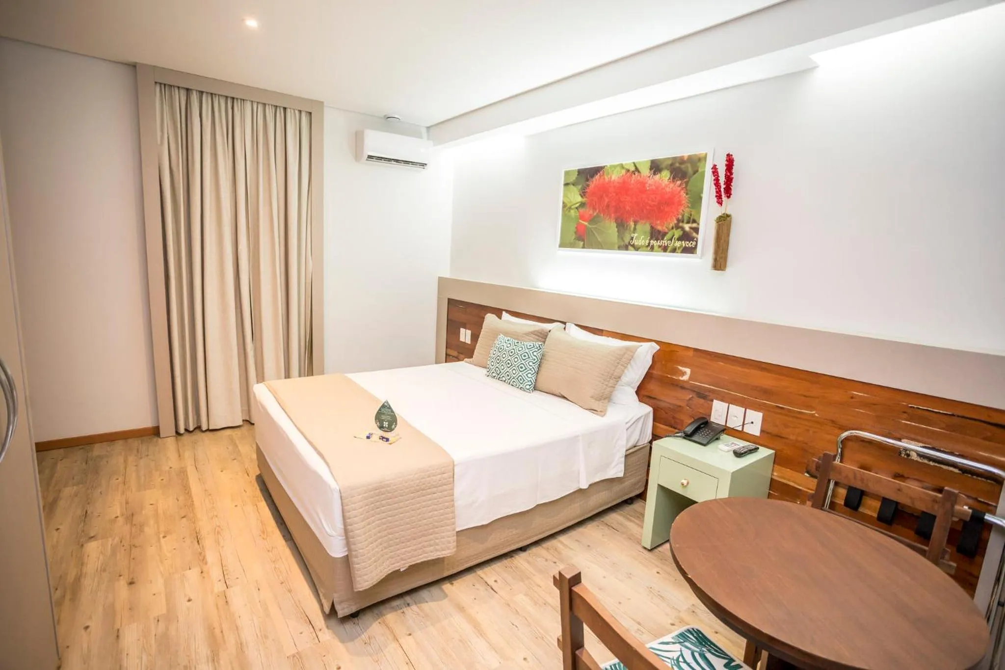 Bed in Hotel Pousada do Bosque