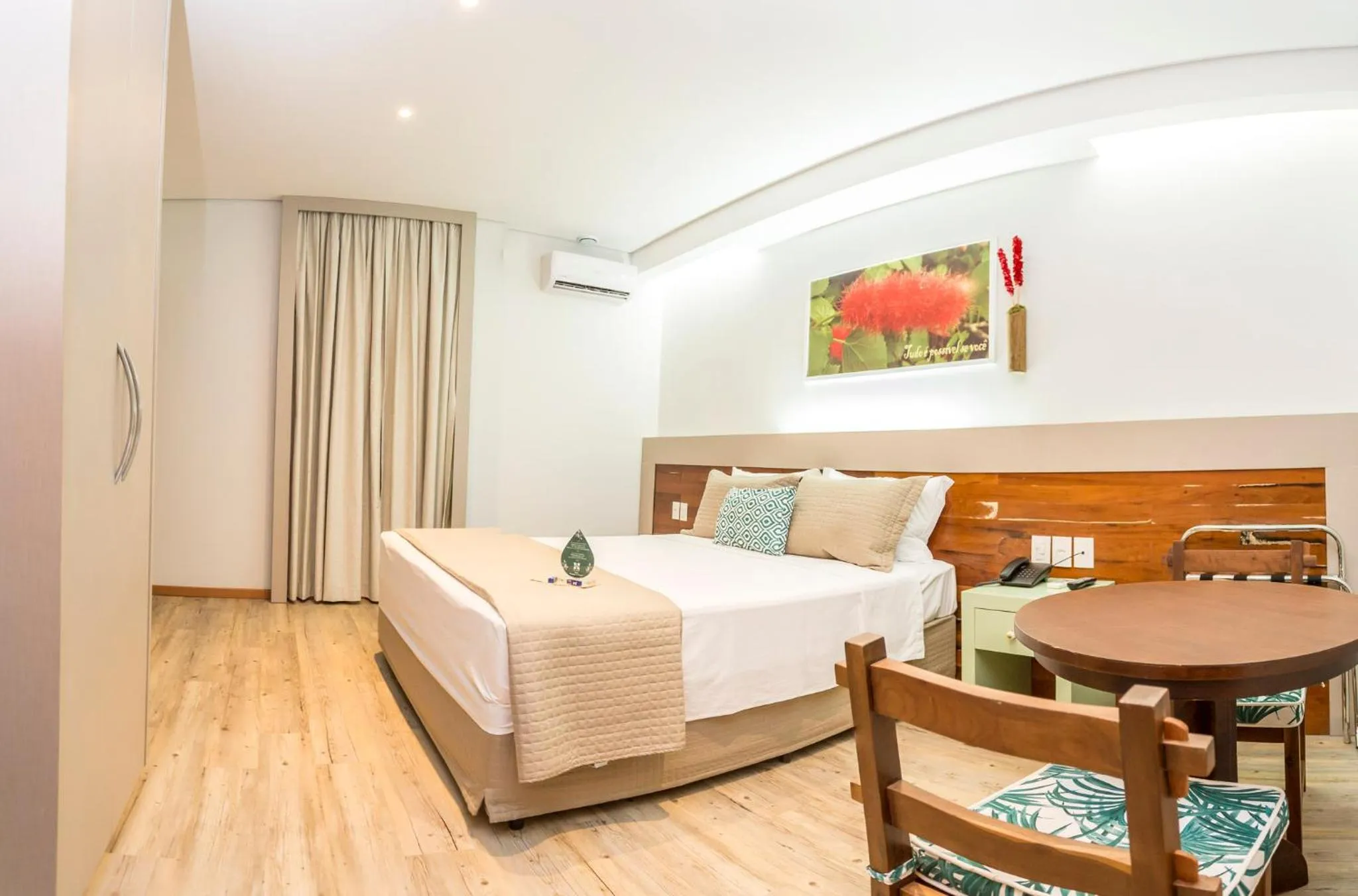 Bed in Hotel Pousada do Bosque