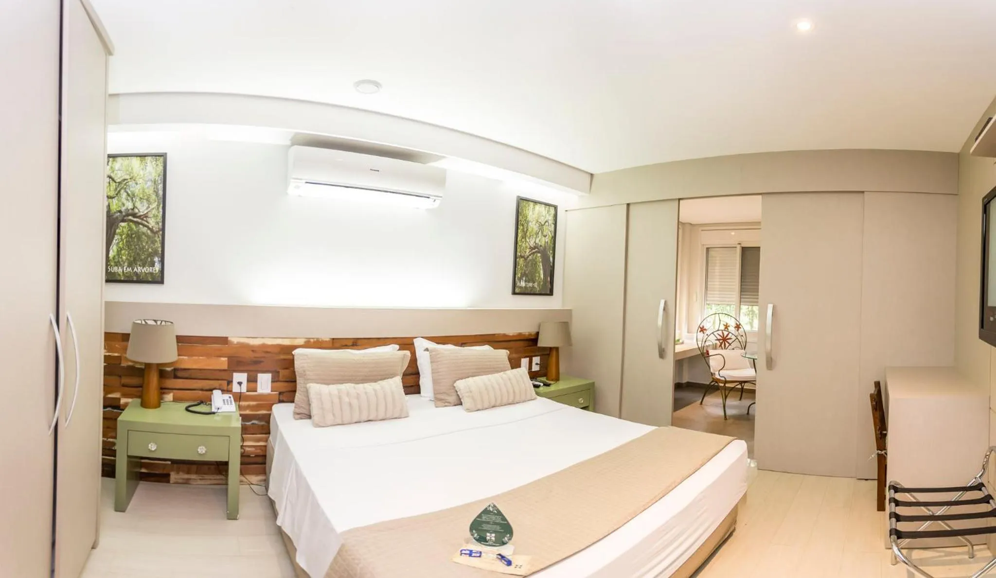 Bed in Hotel Pousada do Bosque