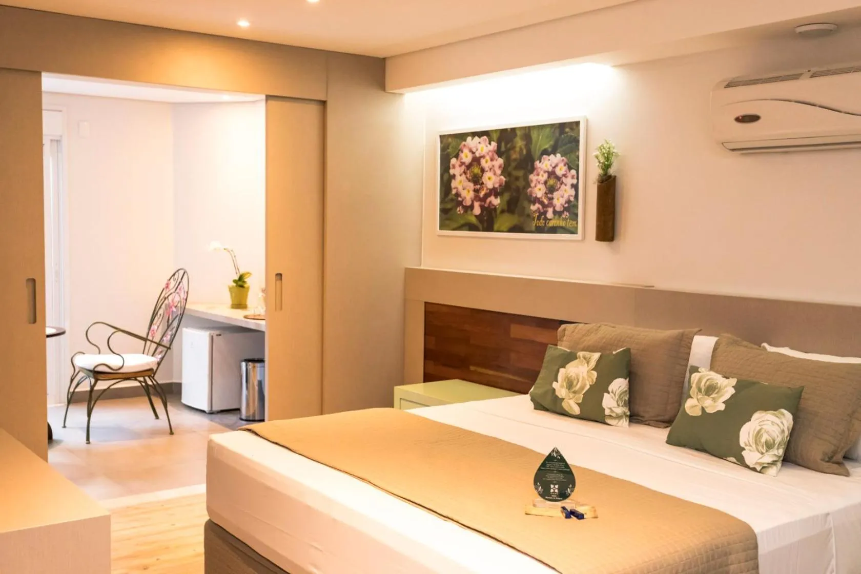 Bedroom, Bed in Hotel Pousada do Bosque