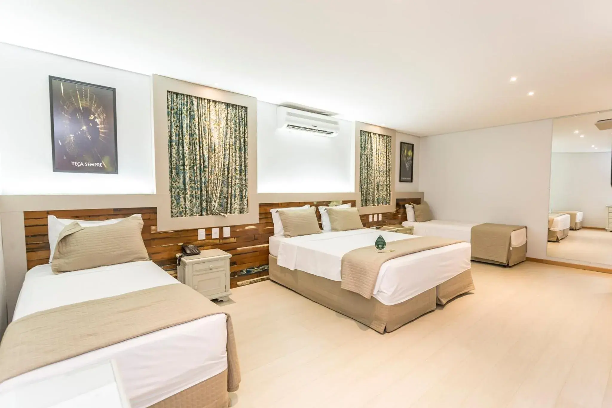 Quadruple Room in Hotel Pousada do Bosque Quadruple Room in Hotel Pousada do Bosque