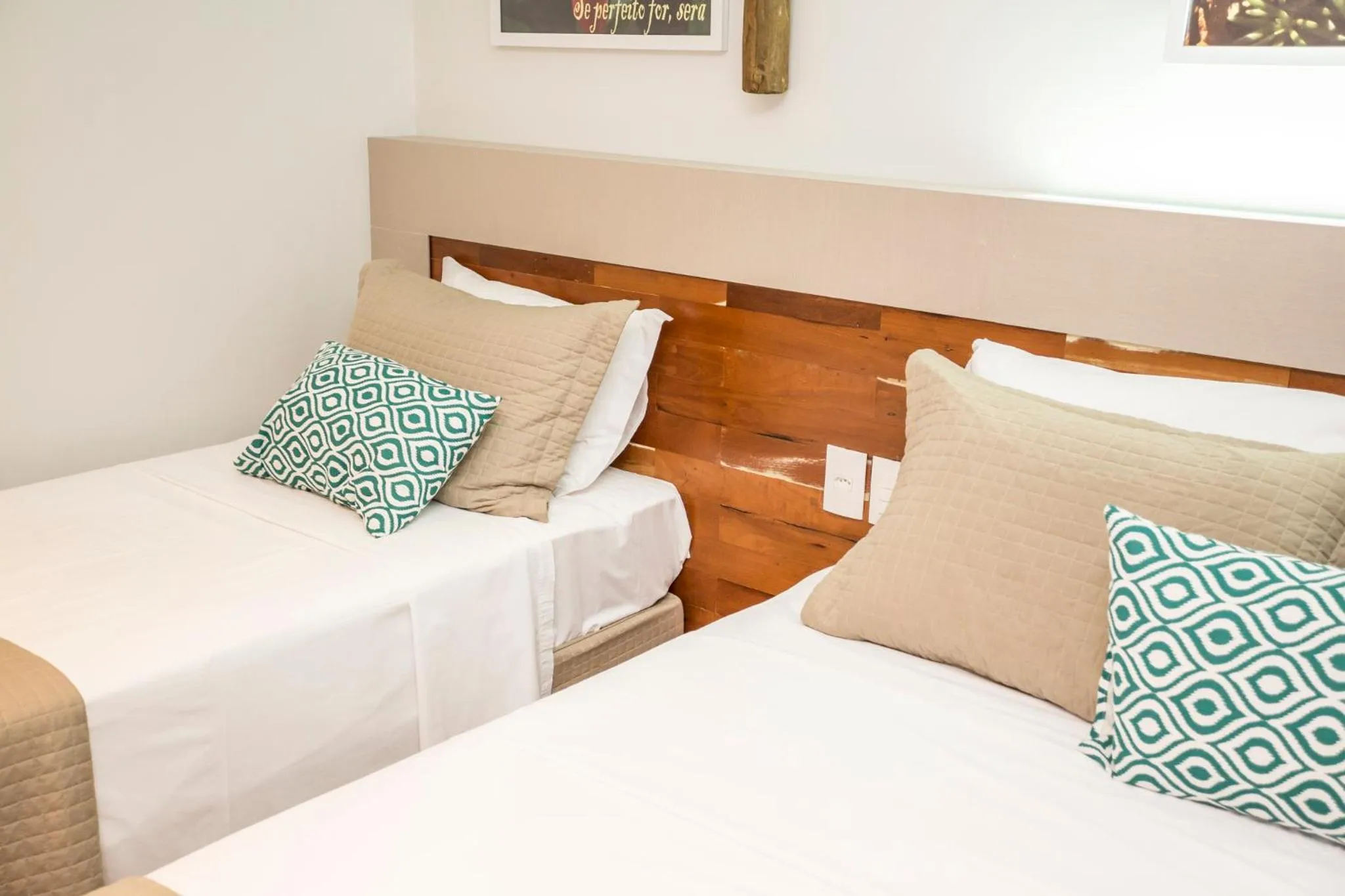 Bed in Hotel Pousada do Bosque