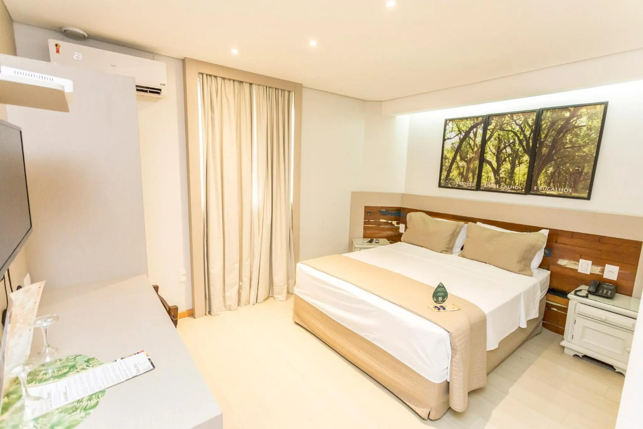 Bedroom, Bed in Hotel Pousada do Bosque