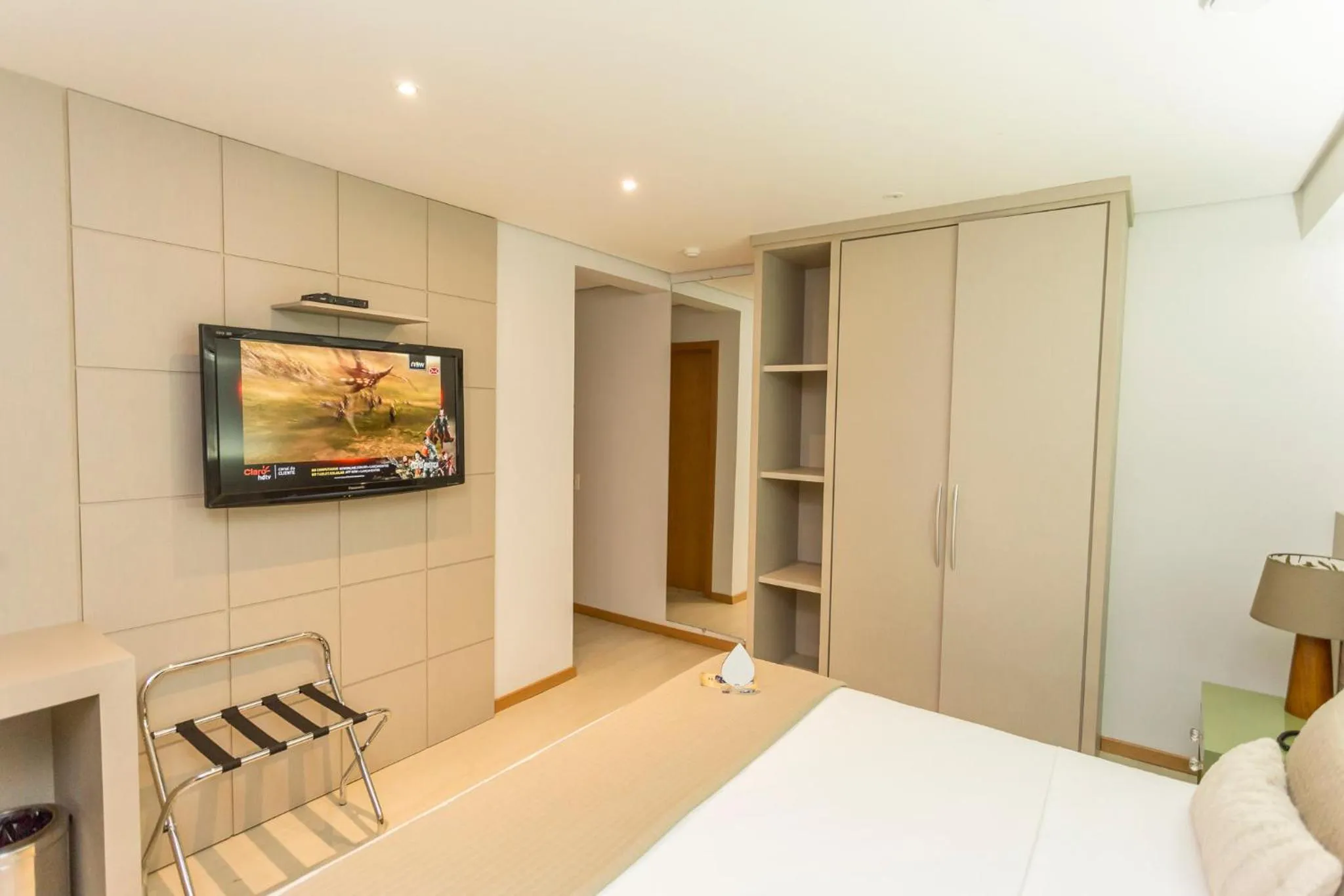 Bed in Hotel Pousada do Bosque