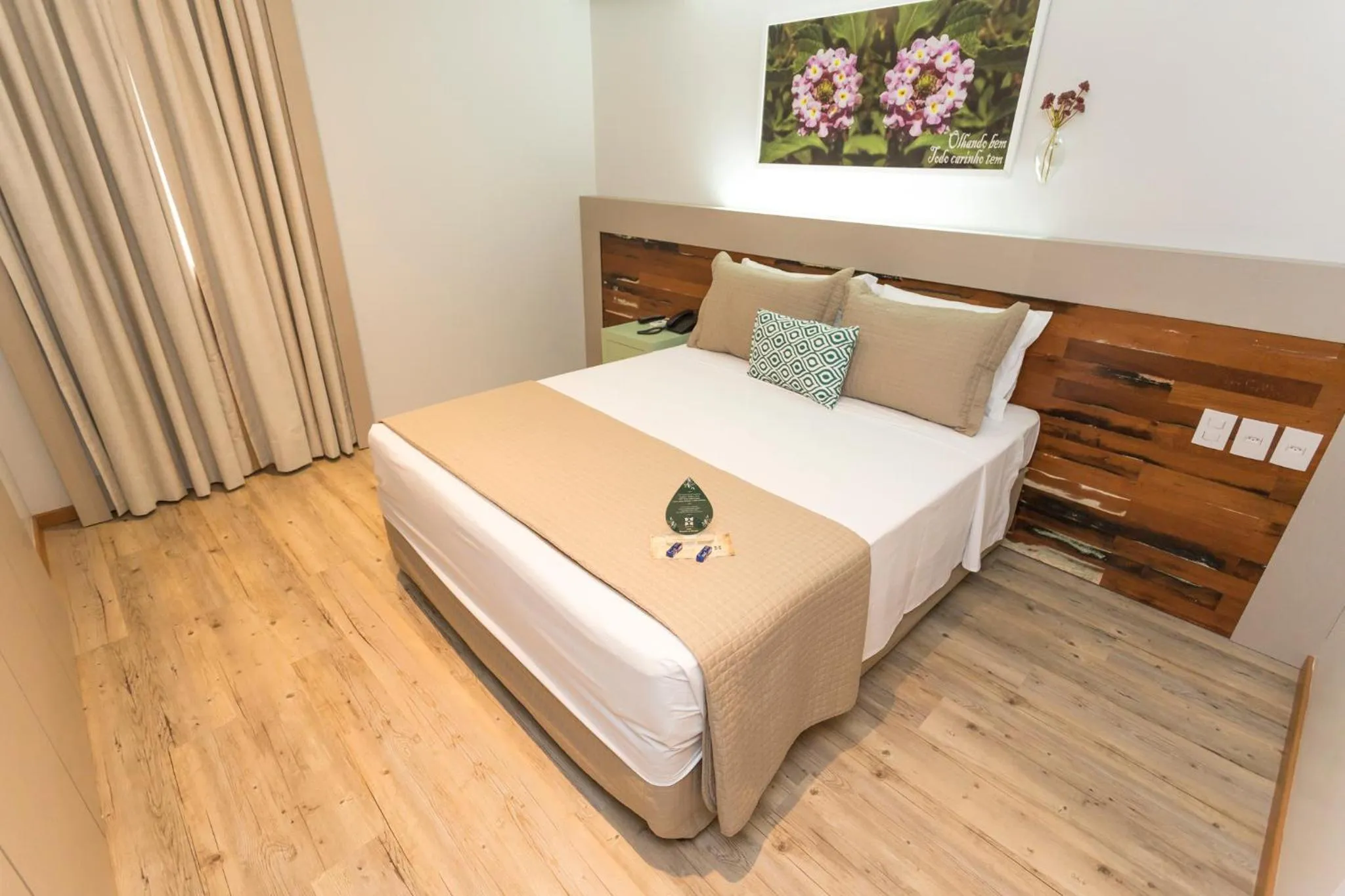 Bed in Hotel Pousada do Bosque