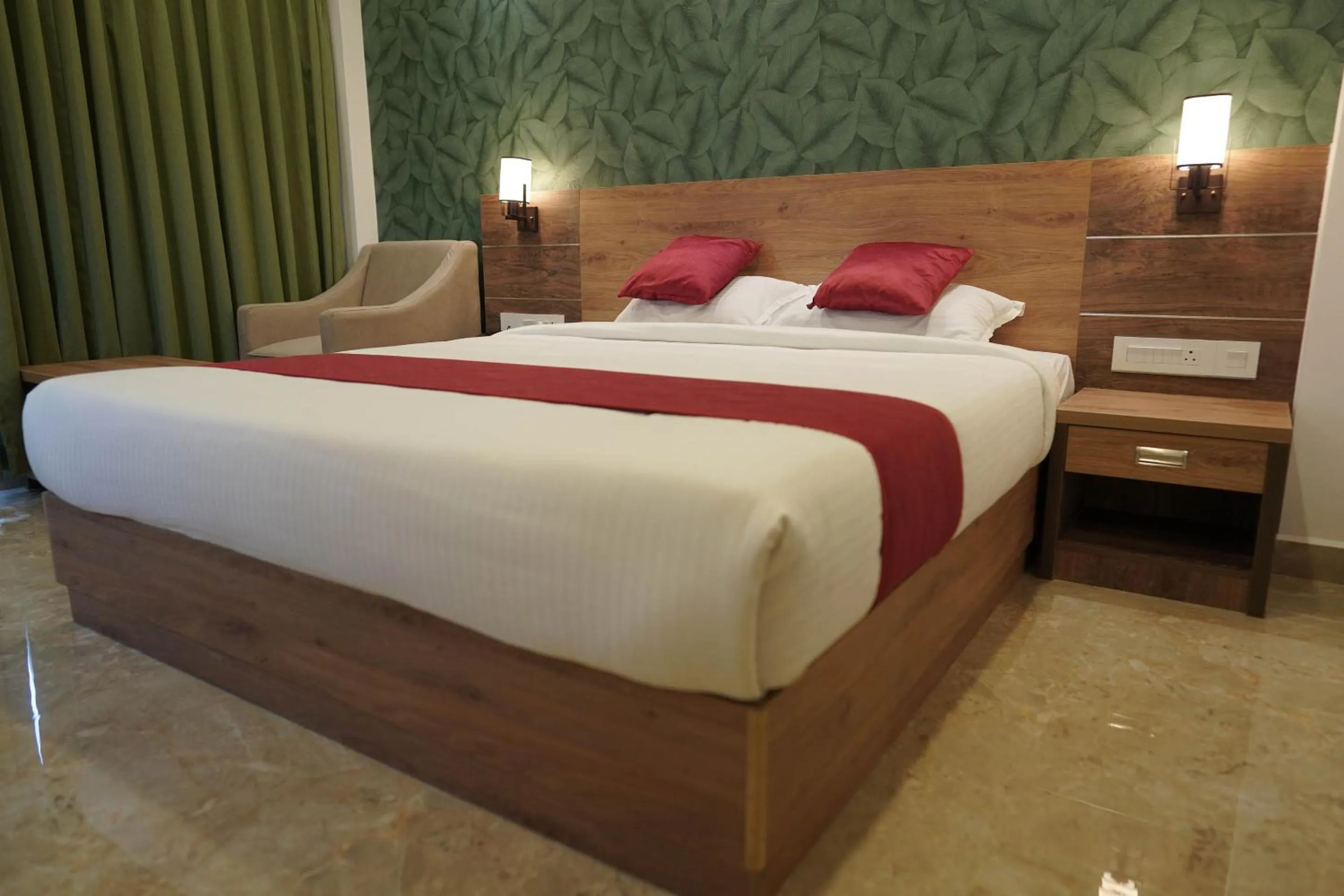 Bed in HOTEL VKJ INN Aluva