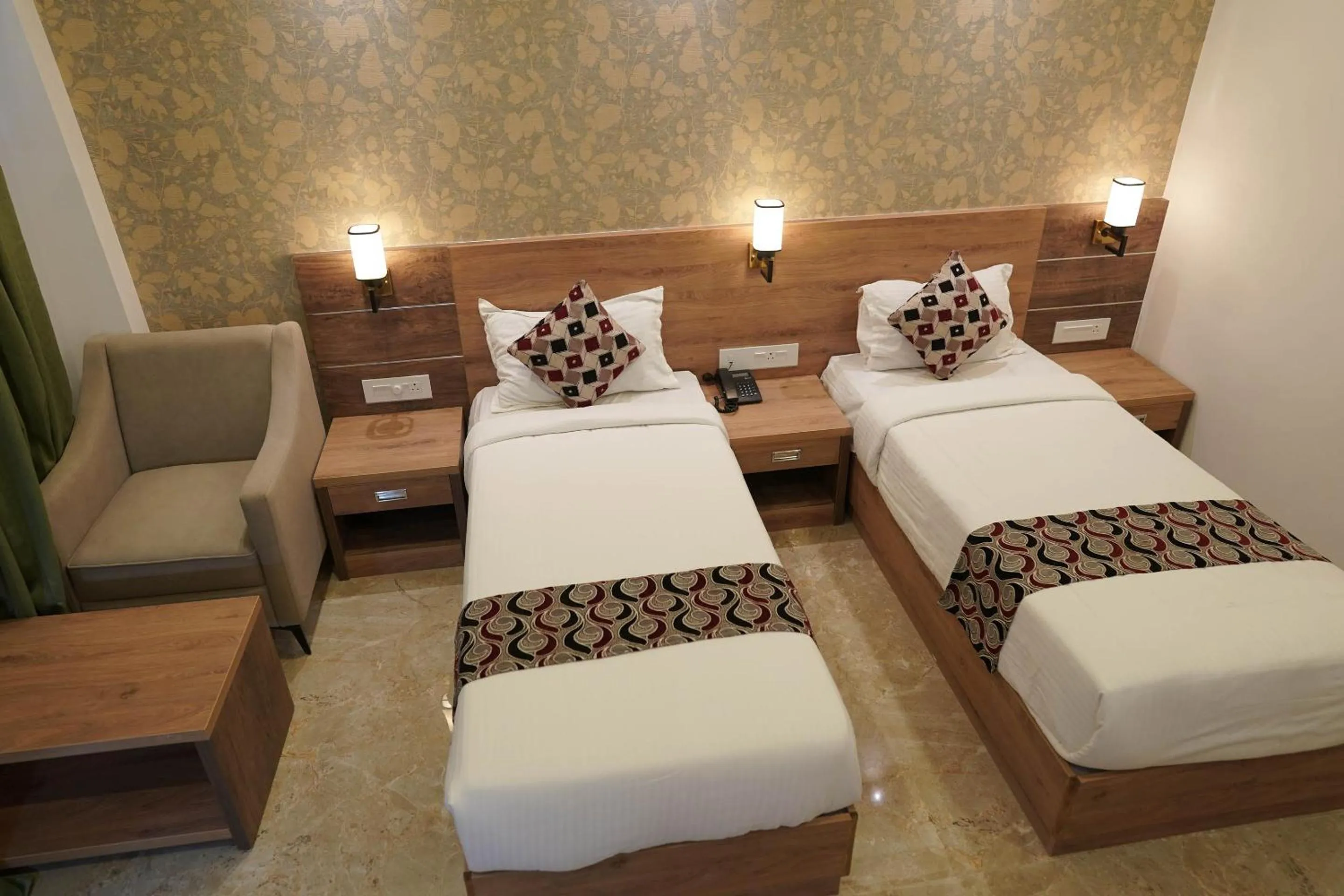 Bed in HOTEL VKJ INN Aluva