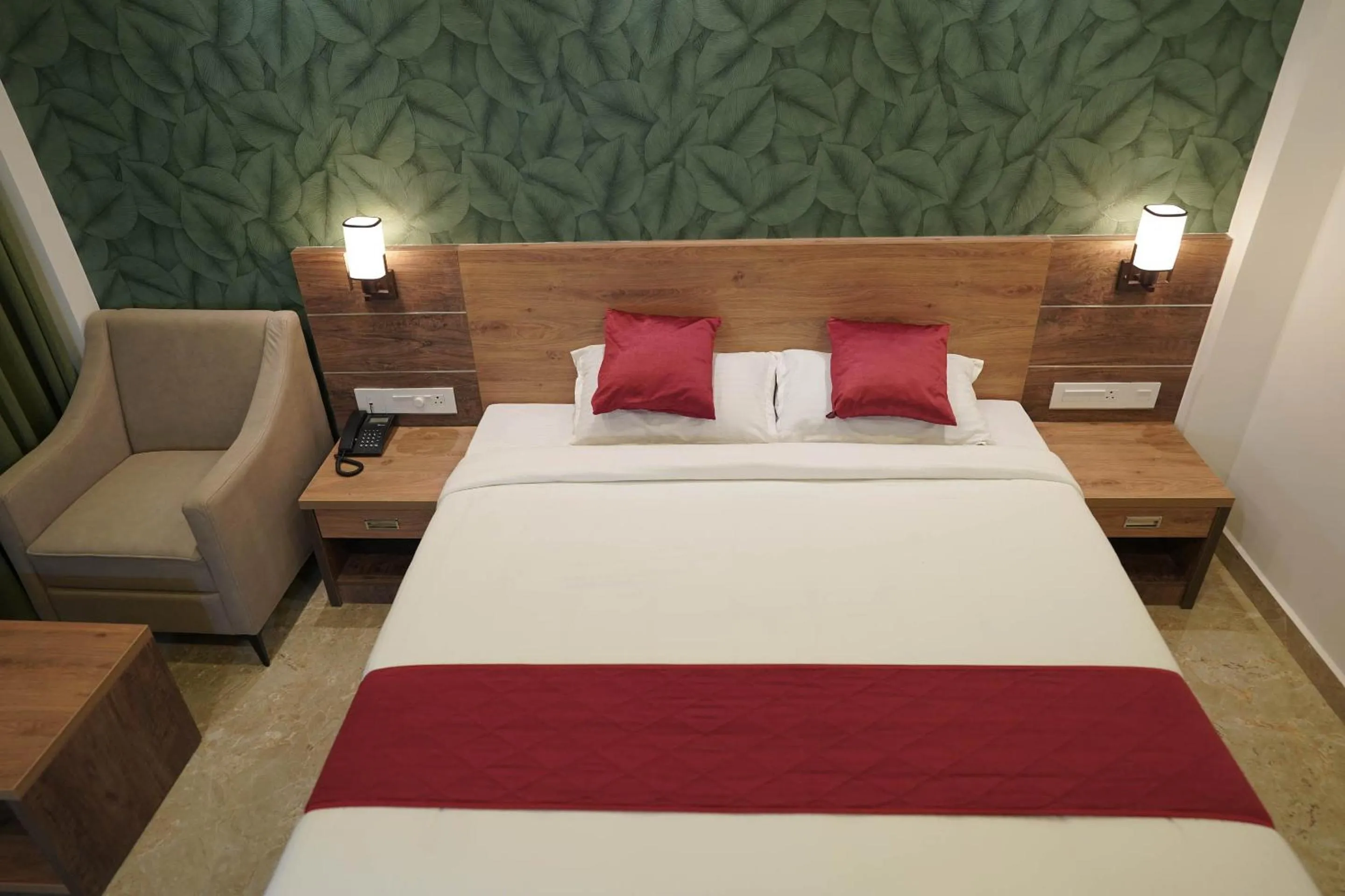 Bedroom, Bed in HOTEL VKJ INN Aluva