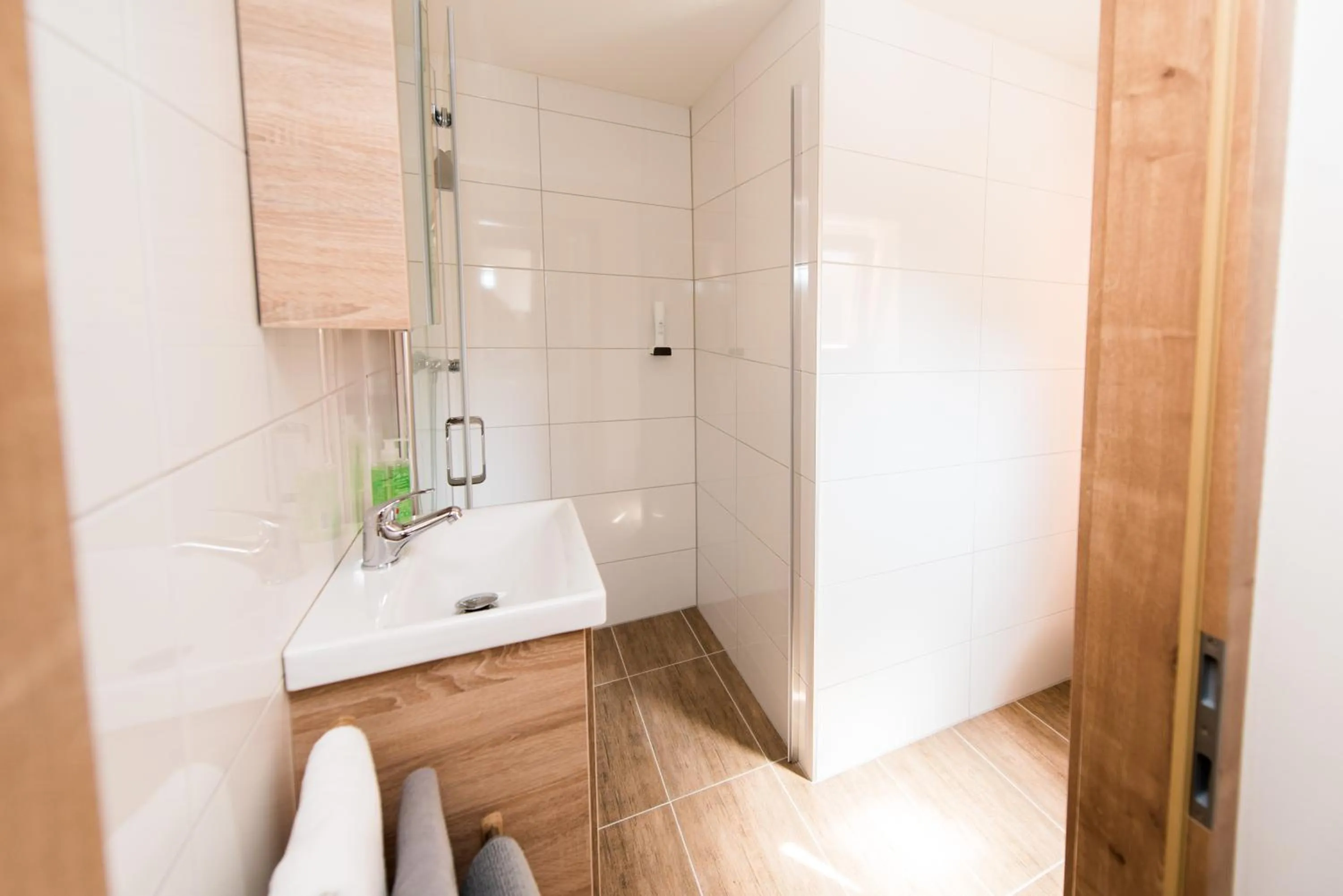 Bathroom in Ferienwohnungen und Zimmer Yassi