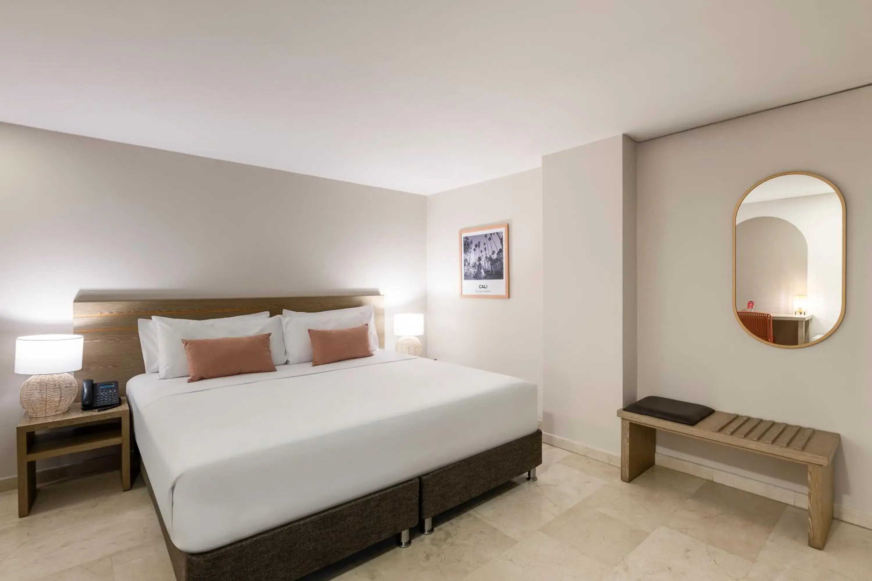 Bed in Hotel MS Ciudad Jardin Bed in Hotel MS Ciudad Jardin