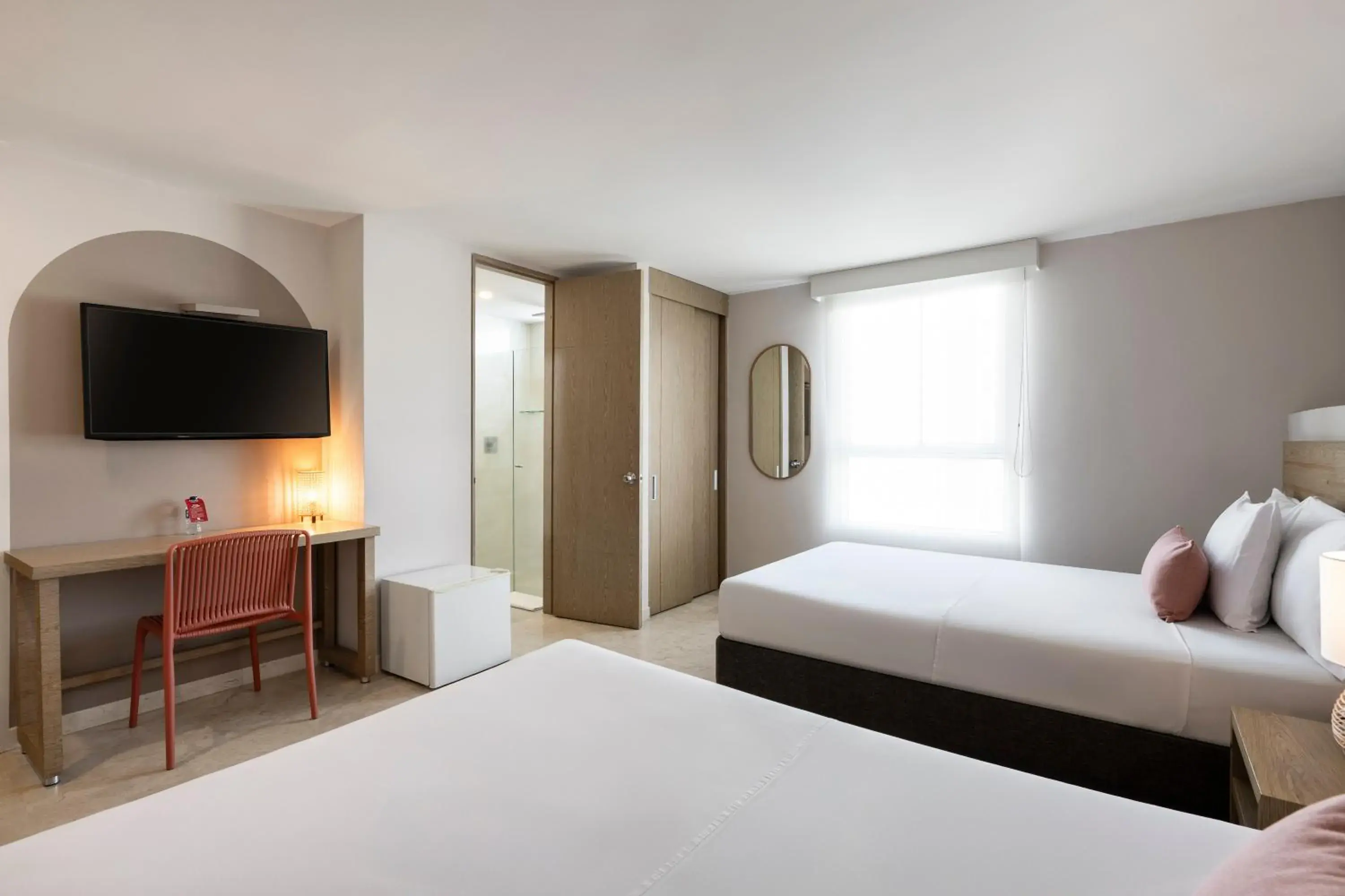 Bed in Hotel MS Ciudad Jardin Bed in Hotel MS Ciudad Jardin