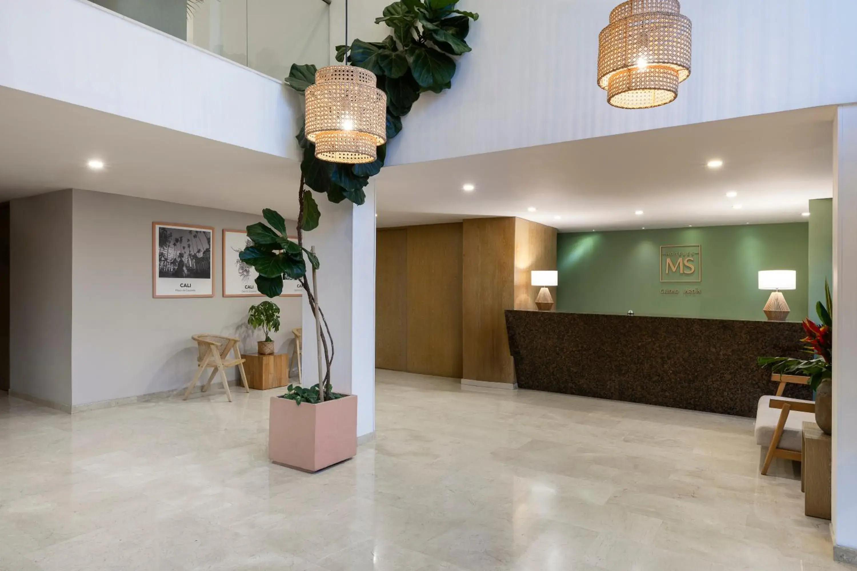 Lobby or reception in Hotel MS Ciudad Jardin Lobby or reception in Hotel MS Ciudad Jardin