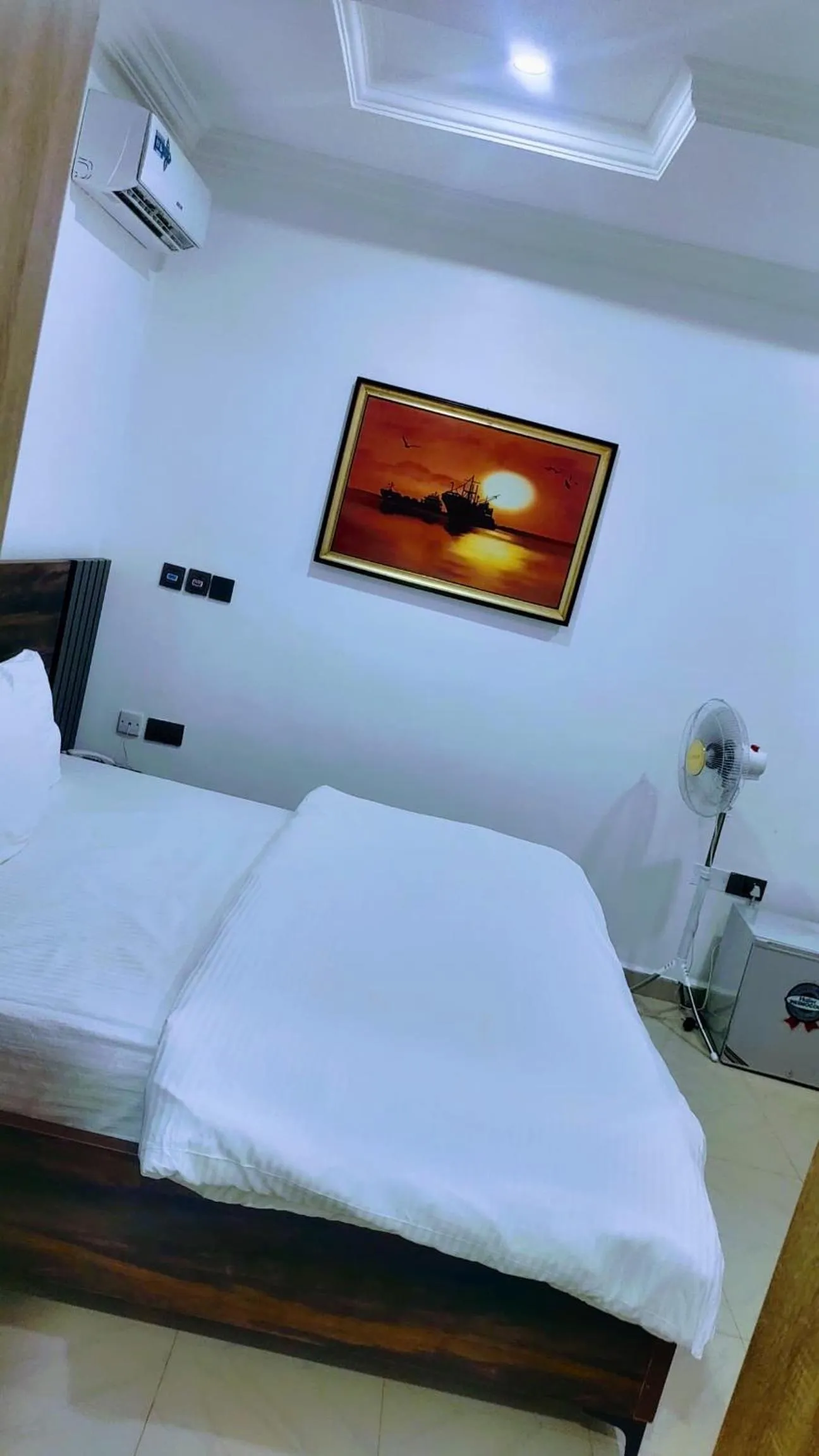 Photo of the whole room, Bed in Skenyo Hotel & Apartments