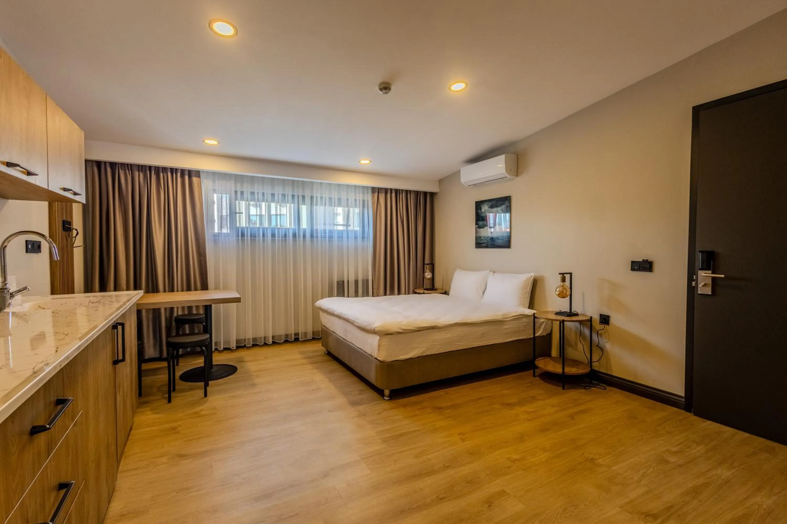 Bed in LELİKO SUITES