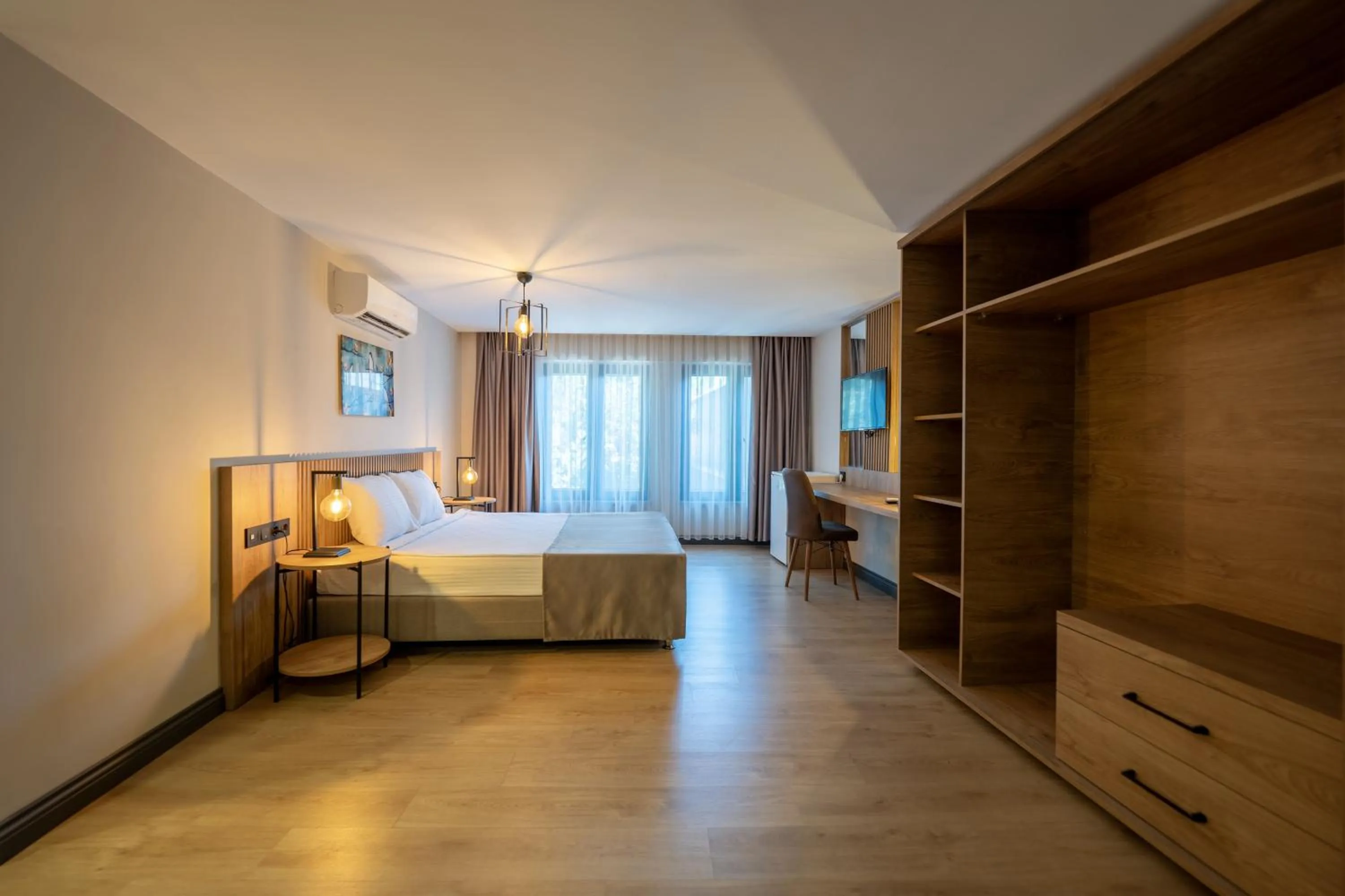 Bed in LELİKO SUITES