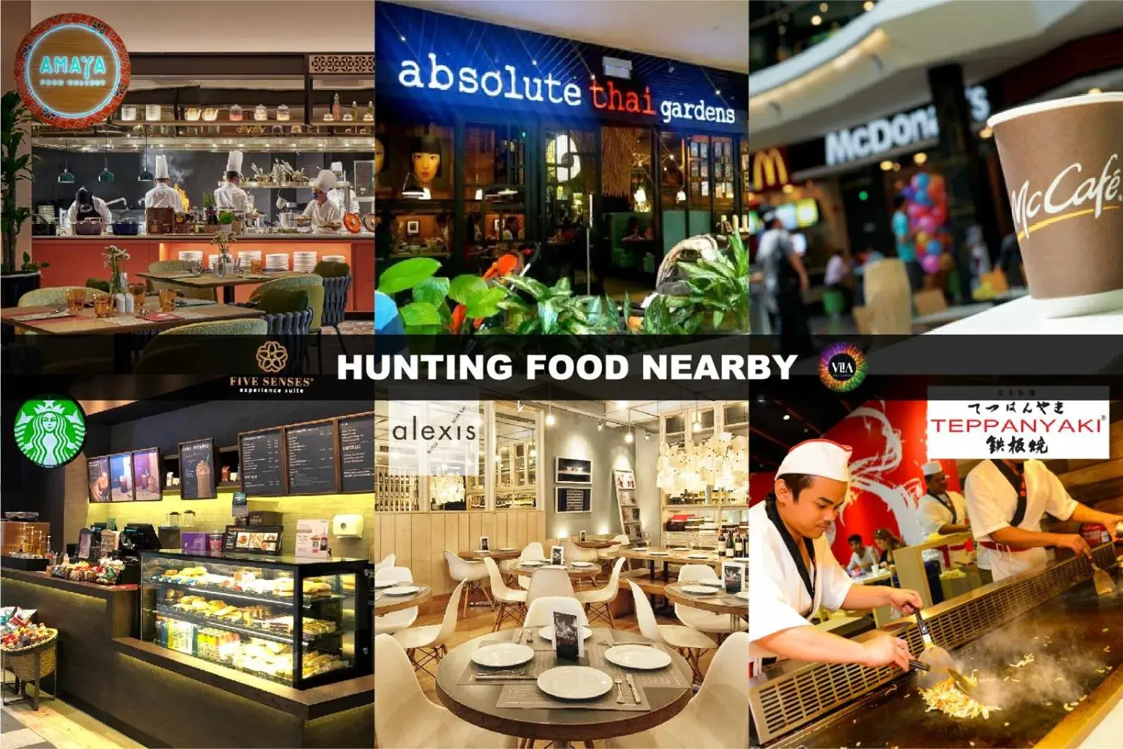 Restaurant/places to eat in ViiA Residence, Mid Valley KL Restaurant/places to eat in ViiA Residence, Mid Valley KL