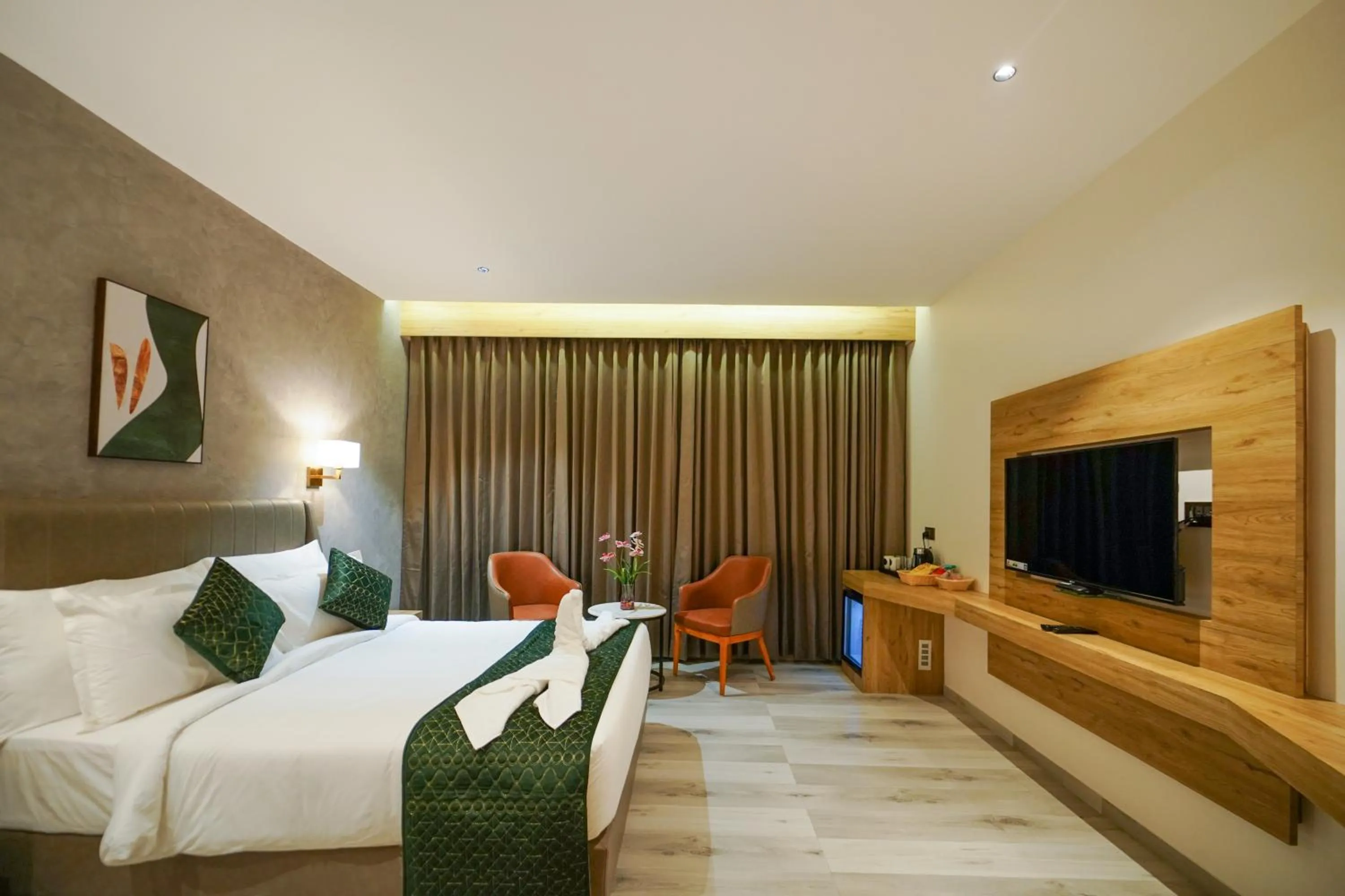 Bedroom, Bed in Hotel Park Inn Nellore - Near the Hospital & Highway