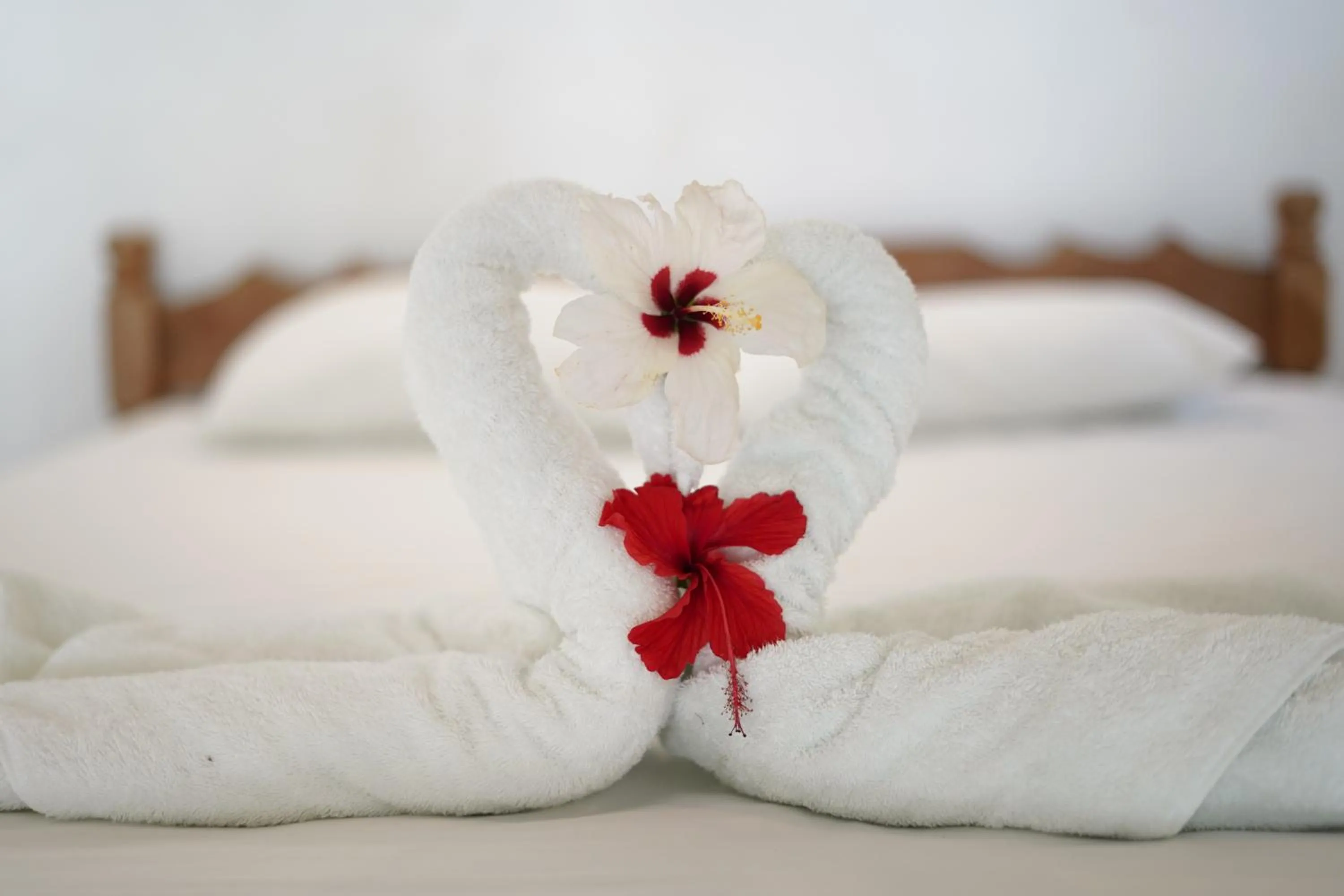 Bed in El Pacifico Hotel