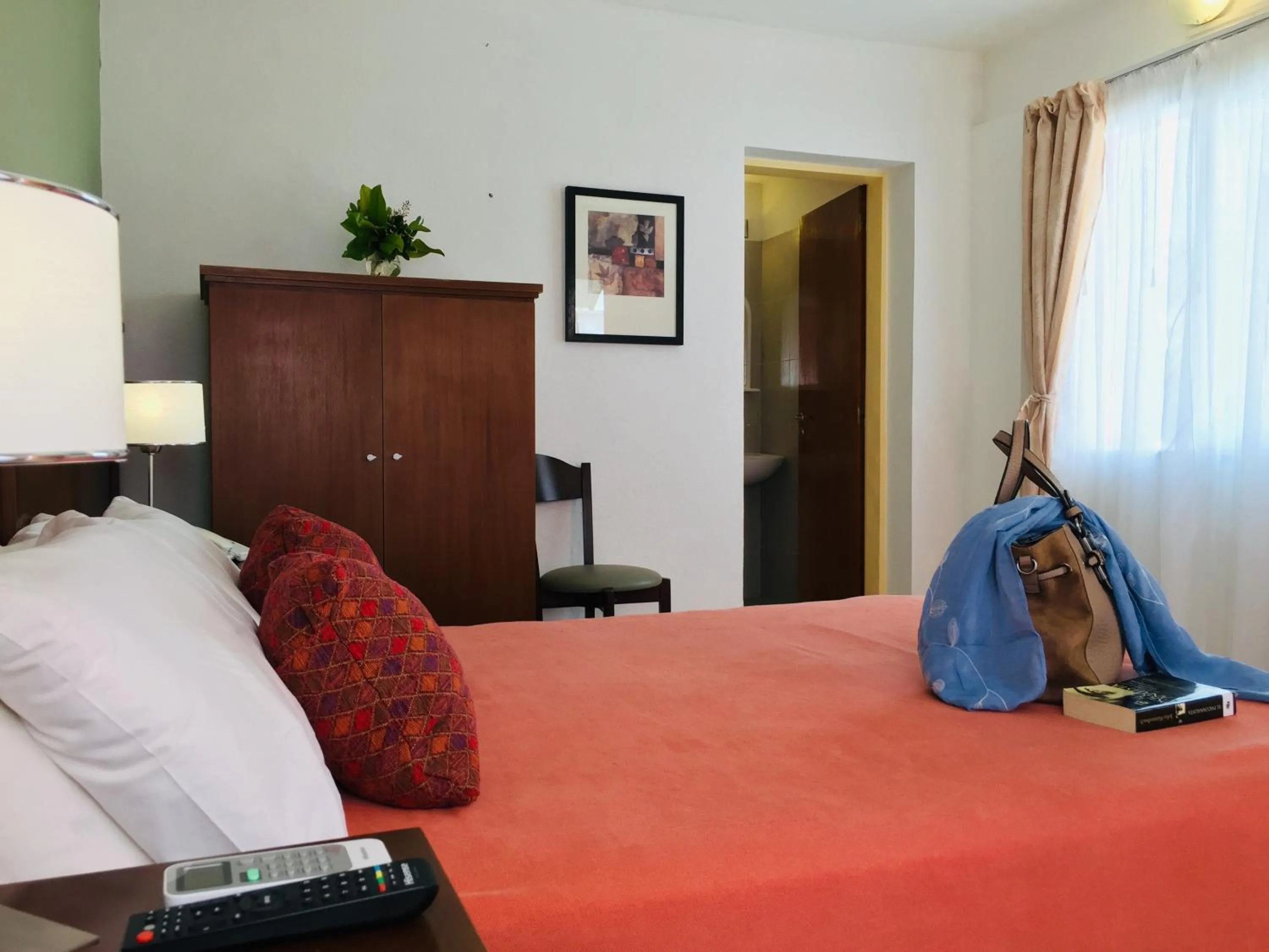 Bed in San Miguel Plaza Hotel All Inclusive