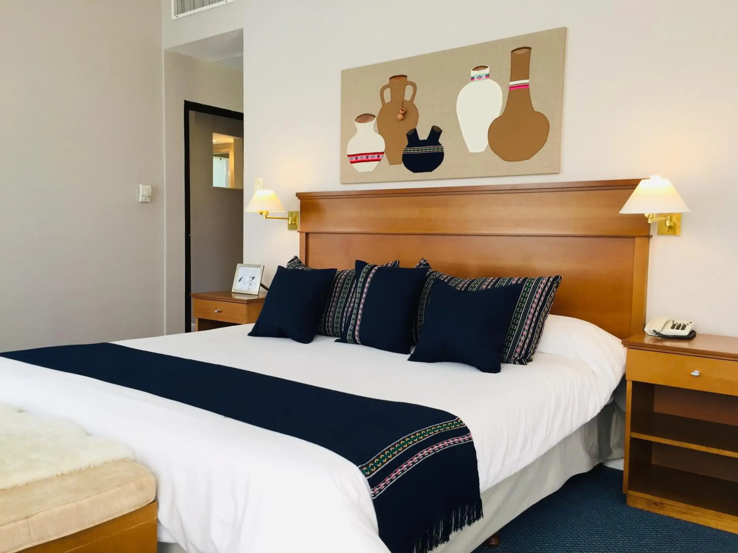 Bed in San Miguel Plaza Hotel All Inclusive Bed in San Miguel Plaza Hotel All Inclusive