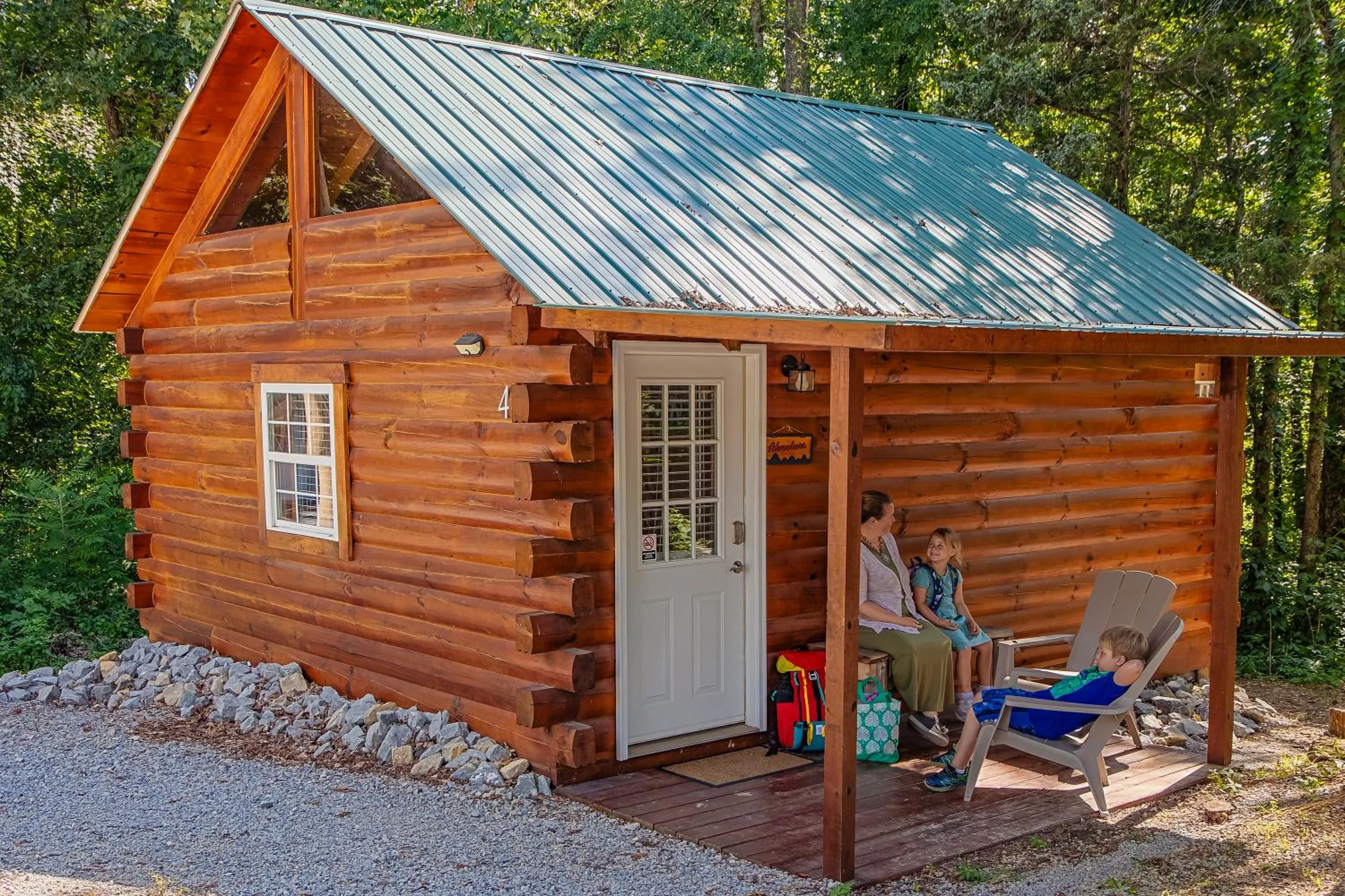 Property building in Kozy Haven Log Cabin Rentals