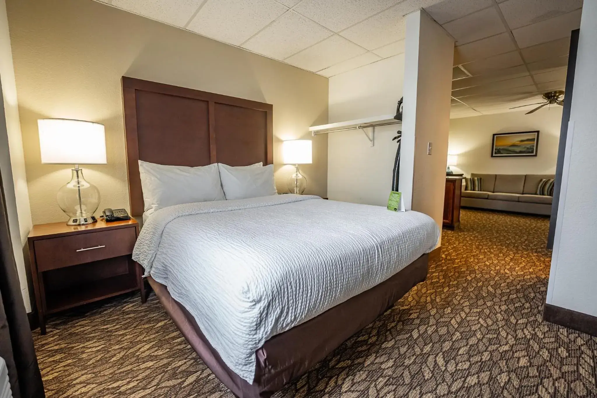 Bed in Christopher Inn and Suites Bed in Christopher Inn and Suites