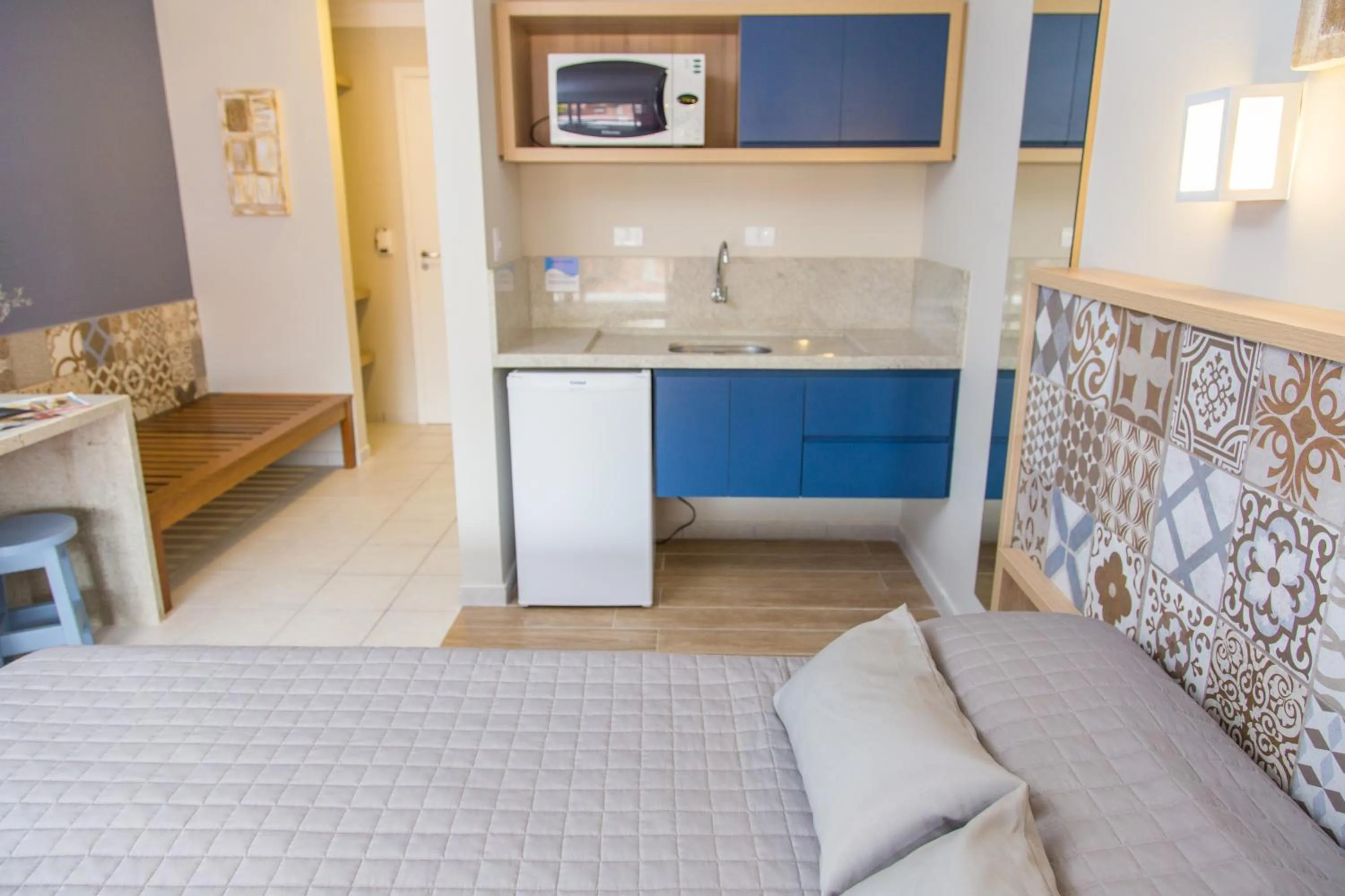 Kitchen or kitchenette in Spazio Marine Hotel - Guaratuba