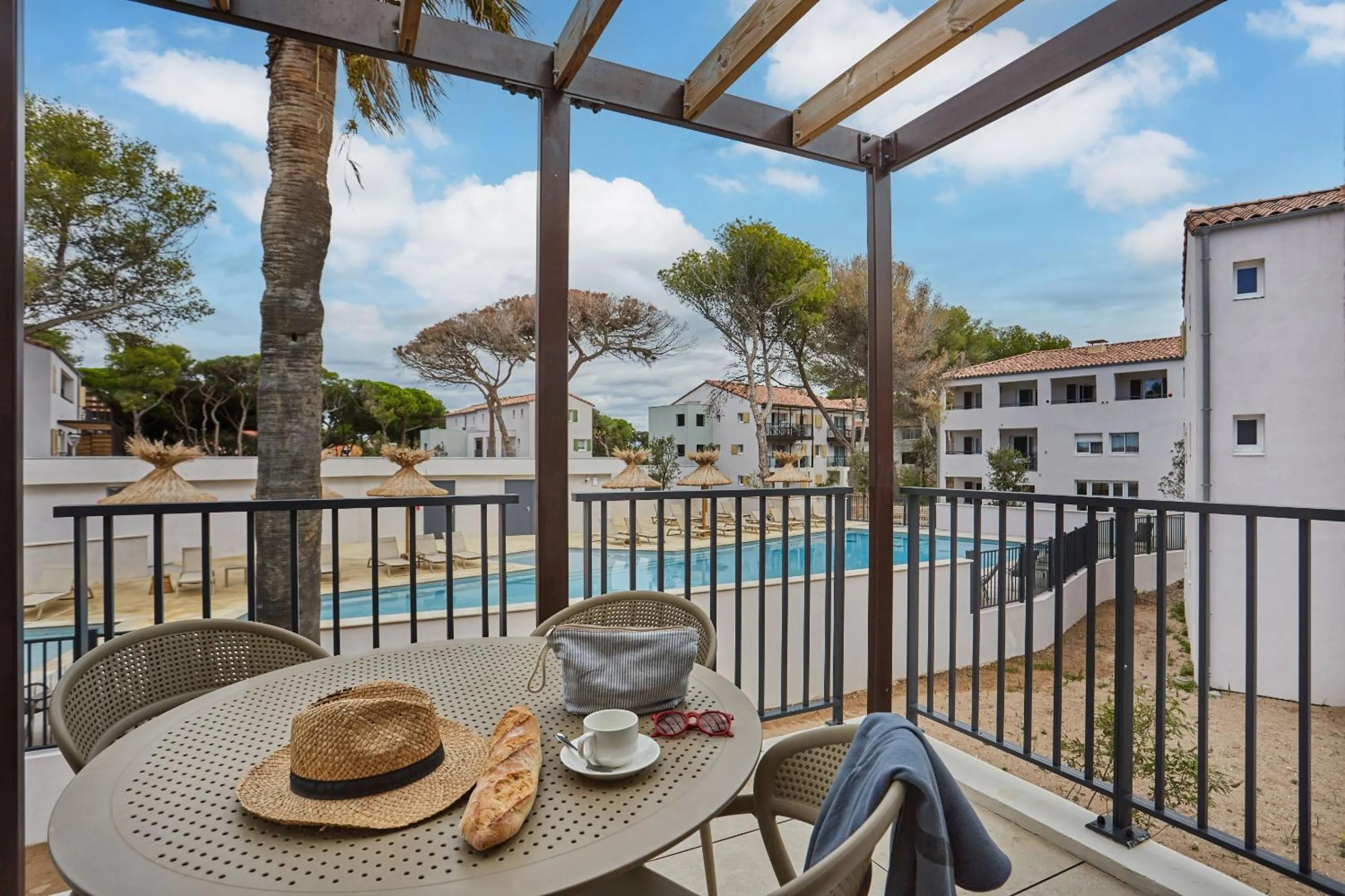 Balcony/Terrace in Résidence Odalys Riviera