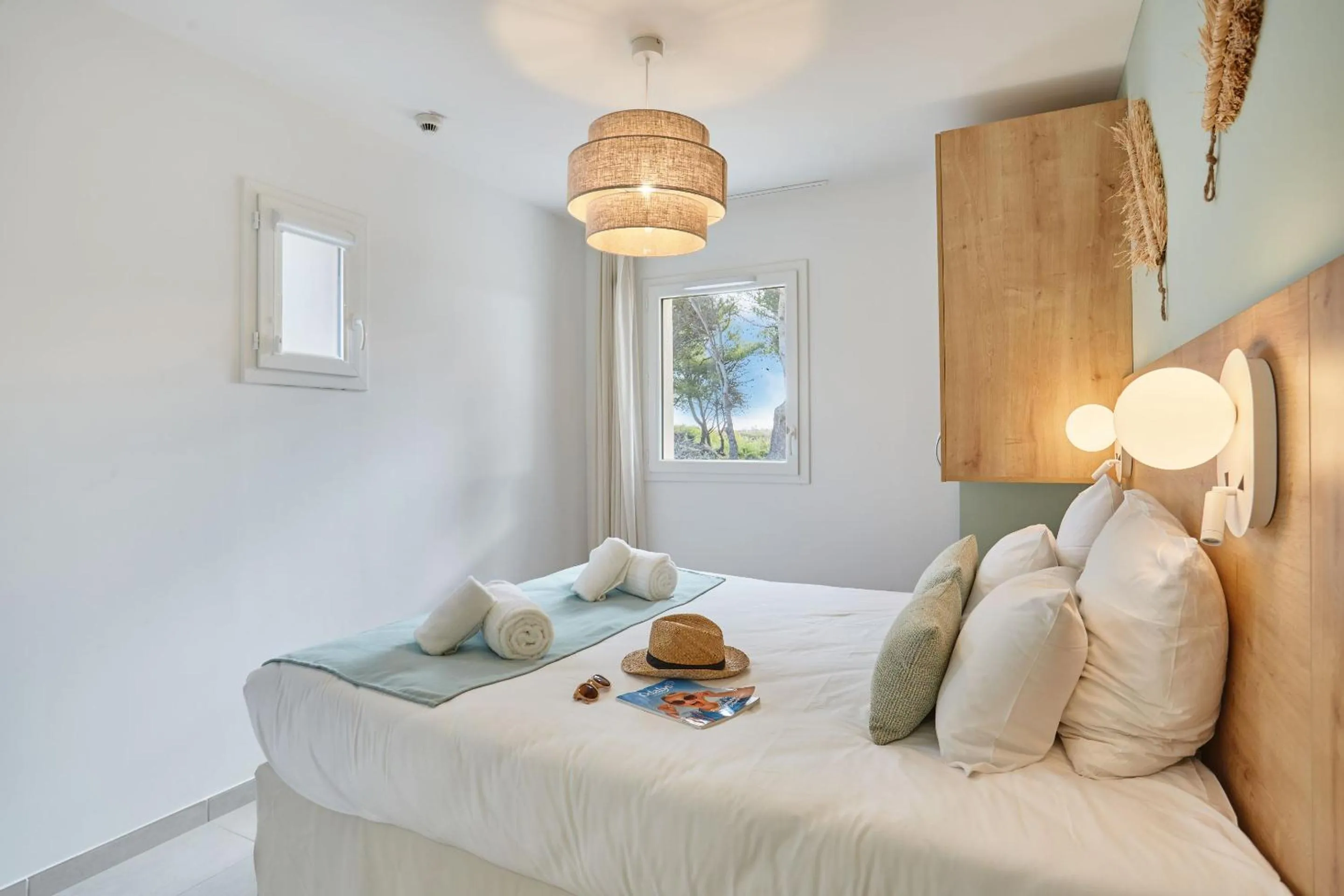 Bedroom, Bed in Résidence Odalys Riviera