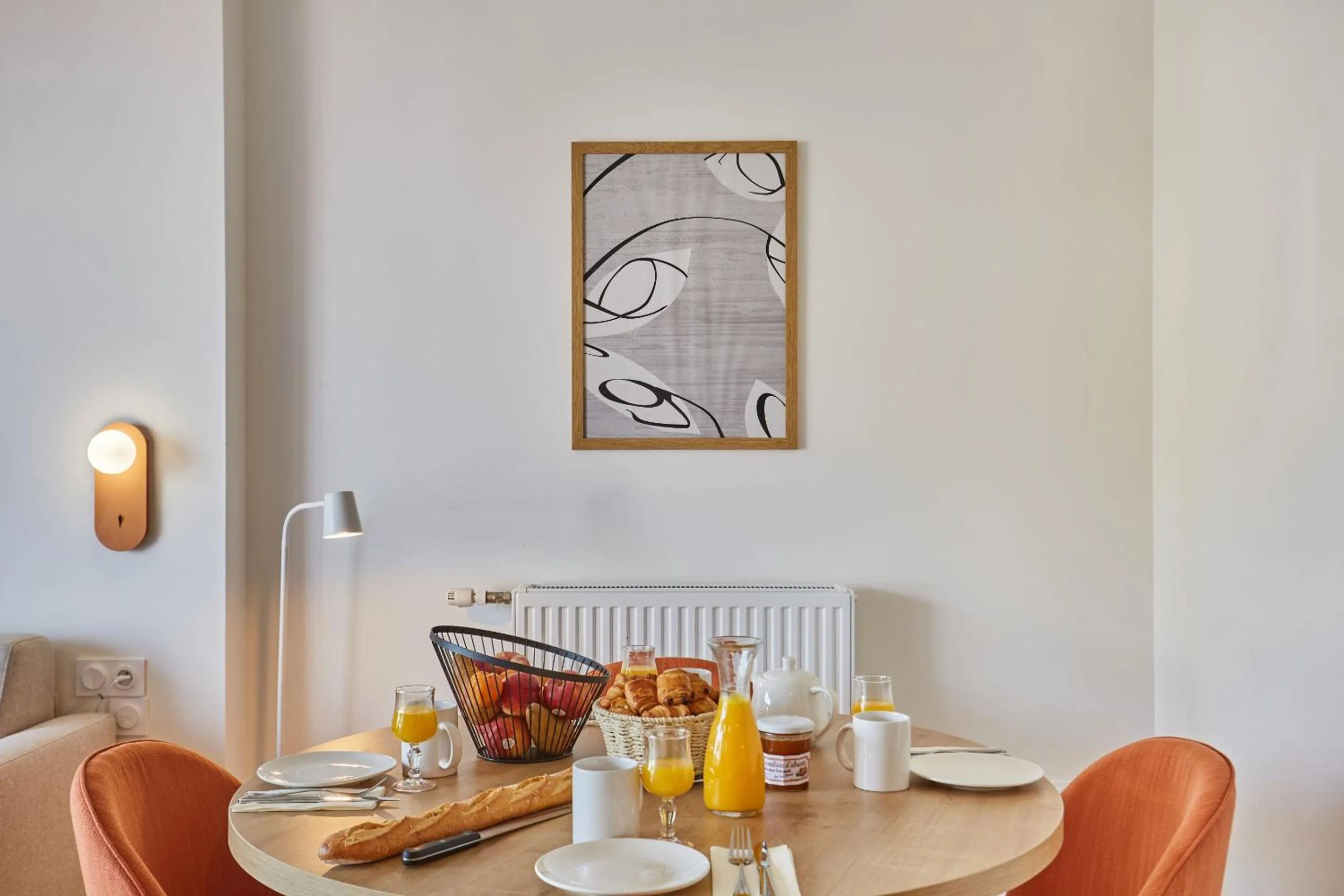 Dining area in Résidence Odalys L'Orée du Parc