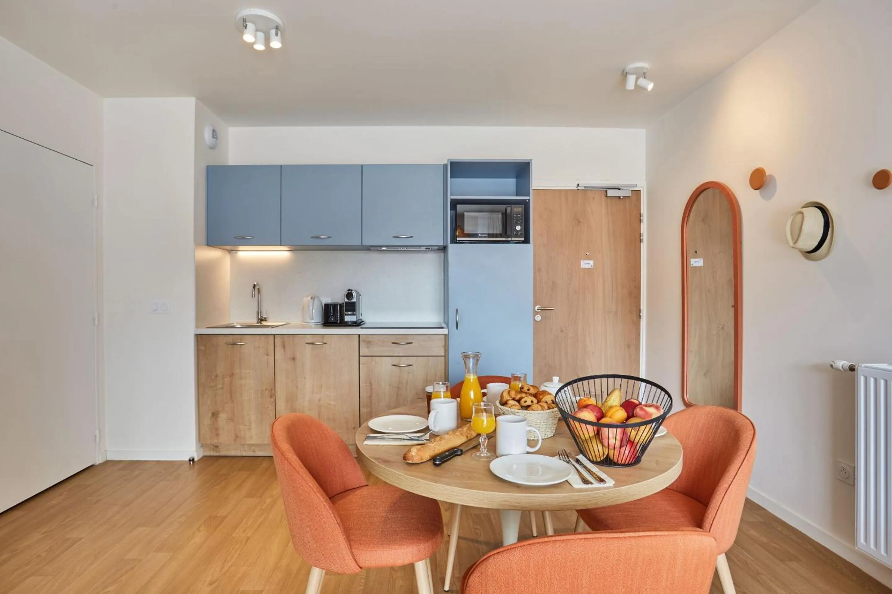 Kitchen or kitchenette in Résidence Odalys L'Orée du Parc