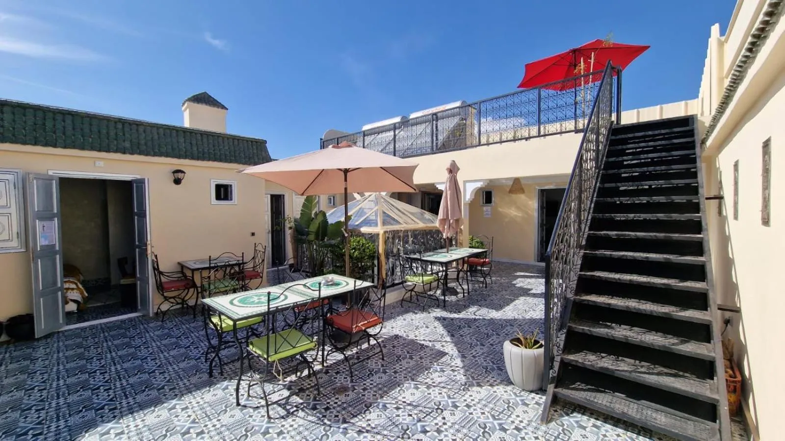 Balcony/Terrace in Riad Explore - Marrakech Medina Boutique Guest House