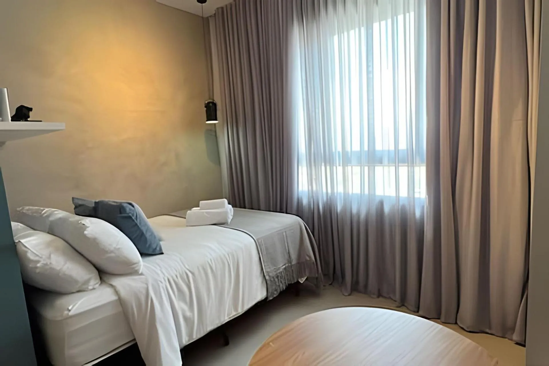 Bed in Apartamentos em frente ao Allianz Parque