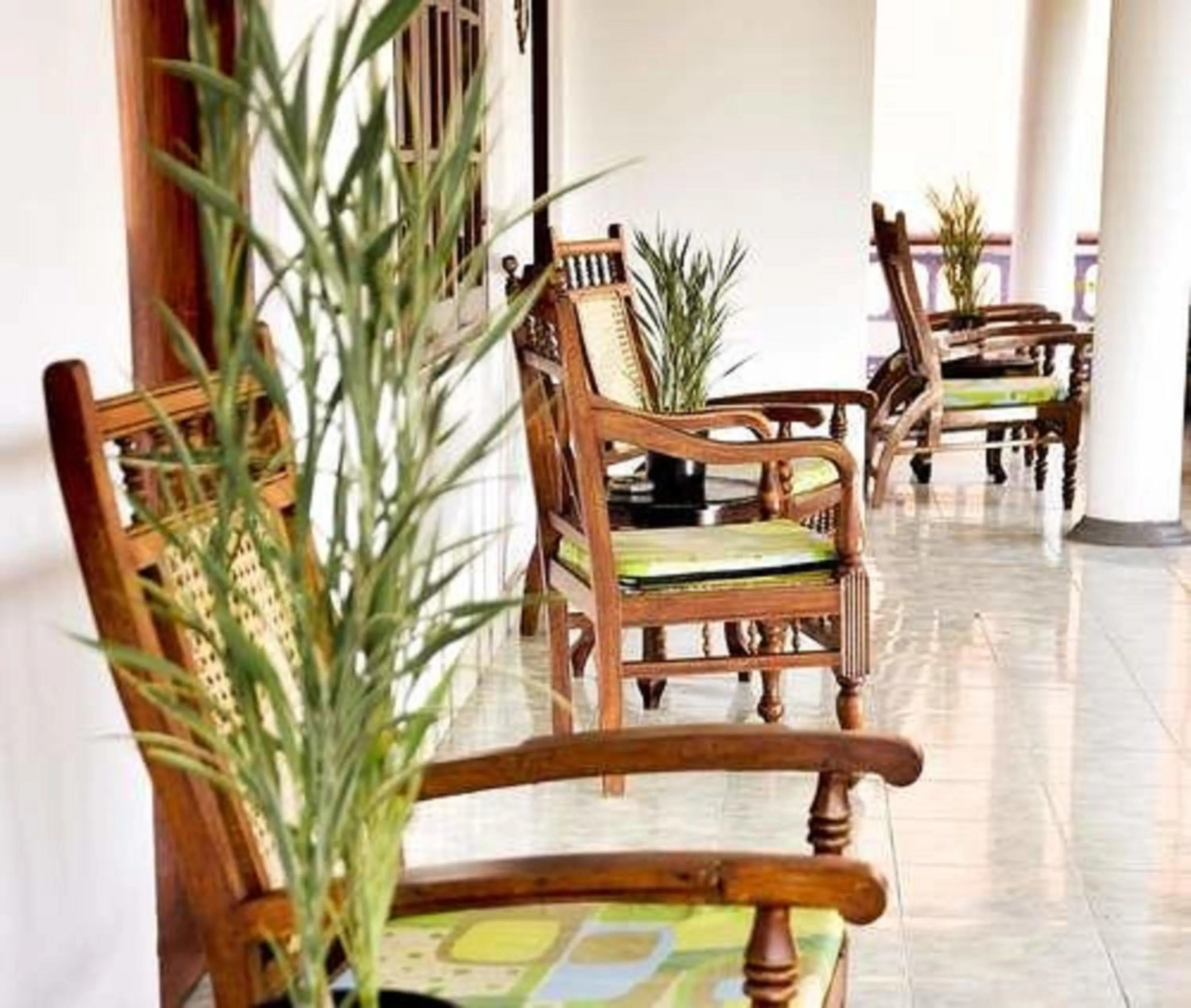 Patio in Happy Night Holiday Inn