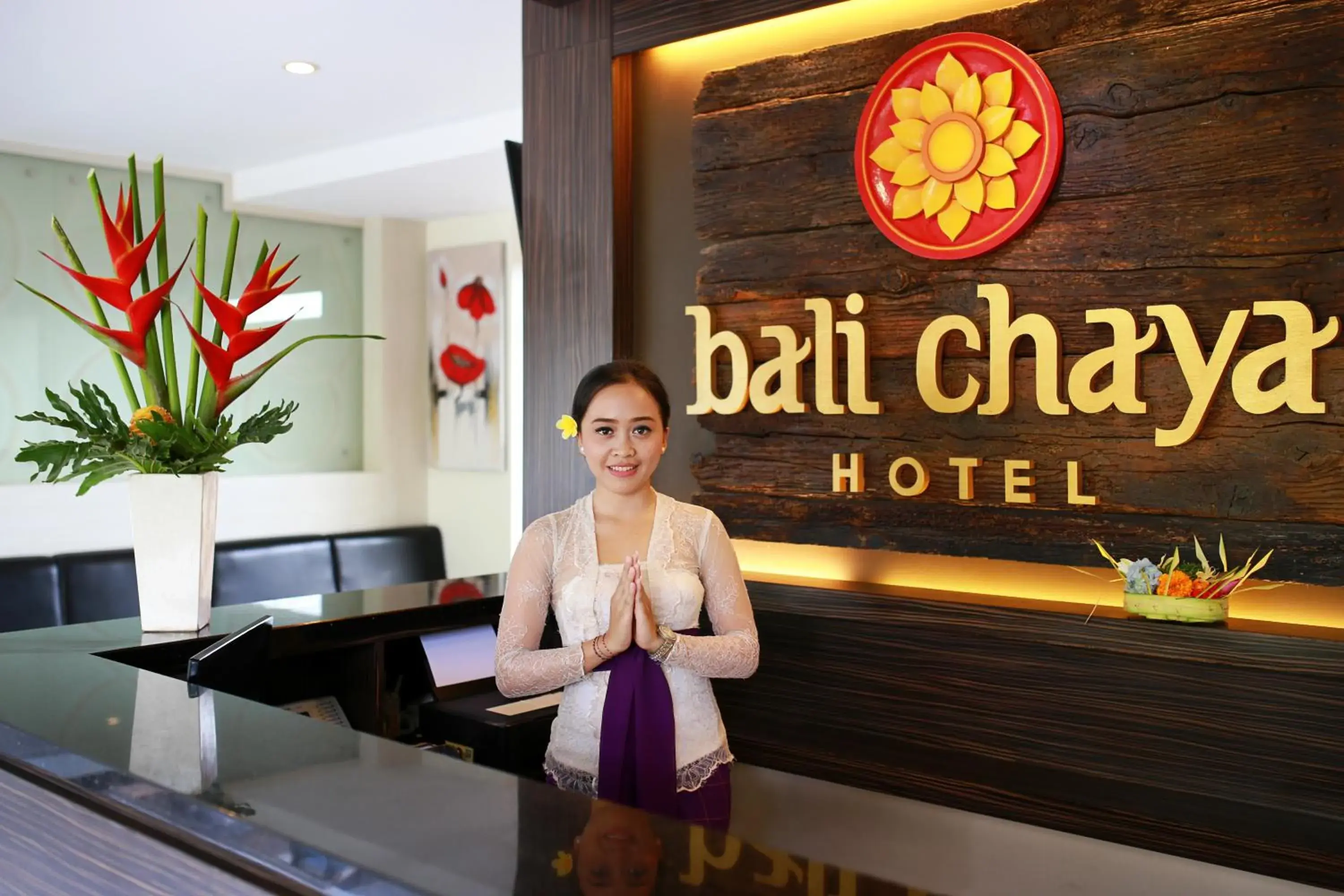Lobby or reception in Bali Chaya Hotel Legian Lobby or reception in Bali Chaya Hotel Legian