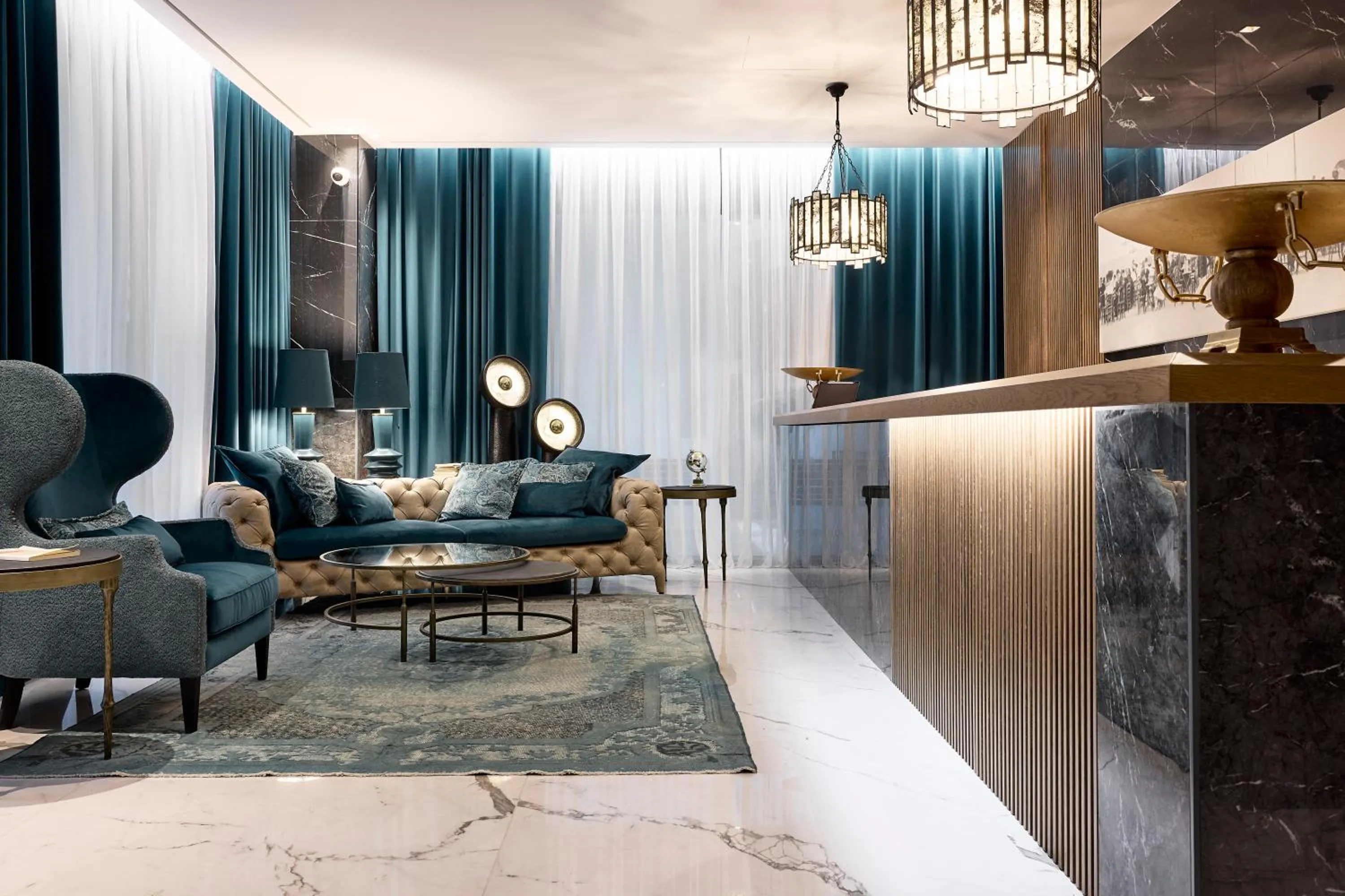 Living room in Athenarum Portus Life & Style Hotel