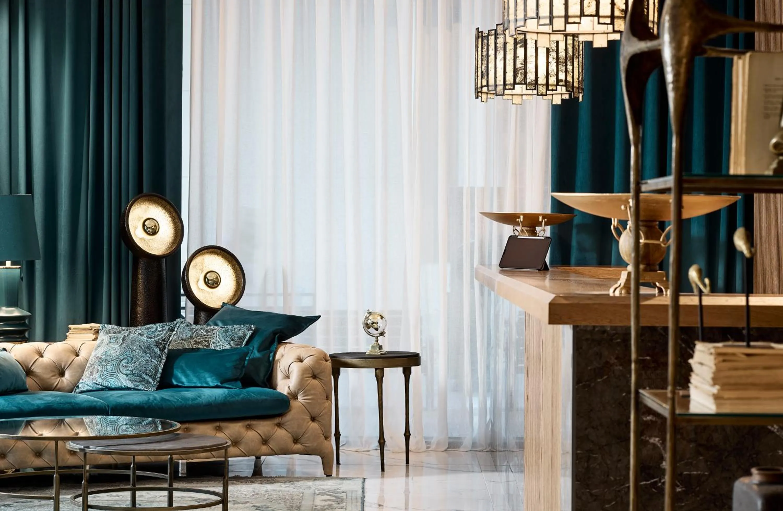 Living room in Athenarum Portus Life & Style Hotel