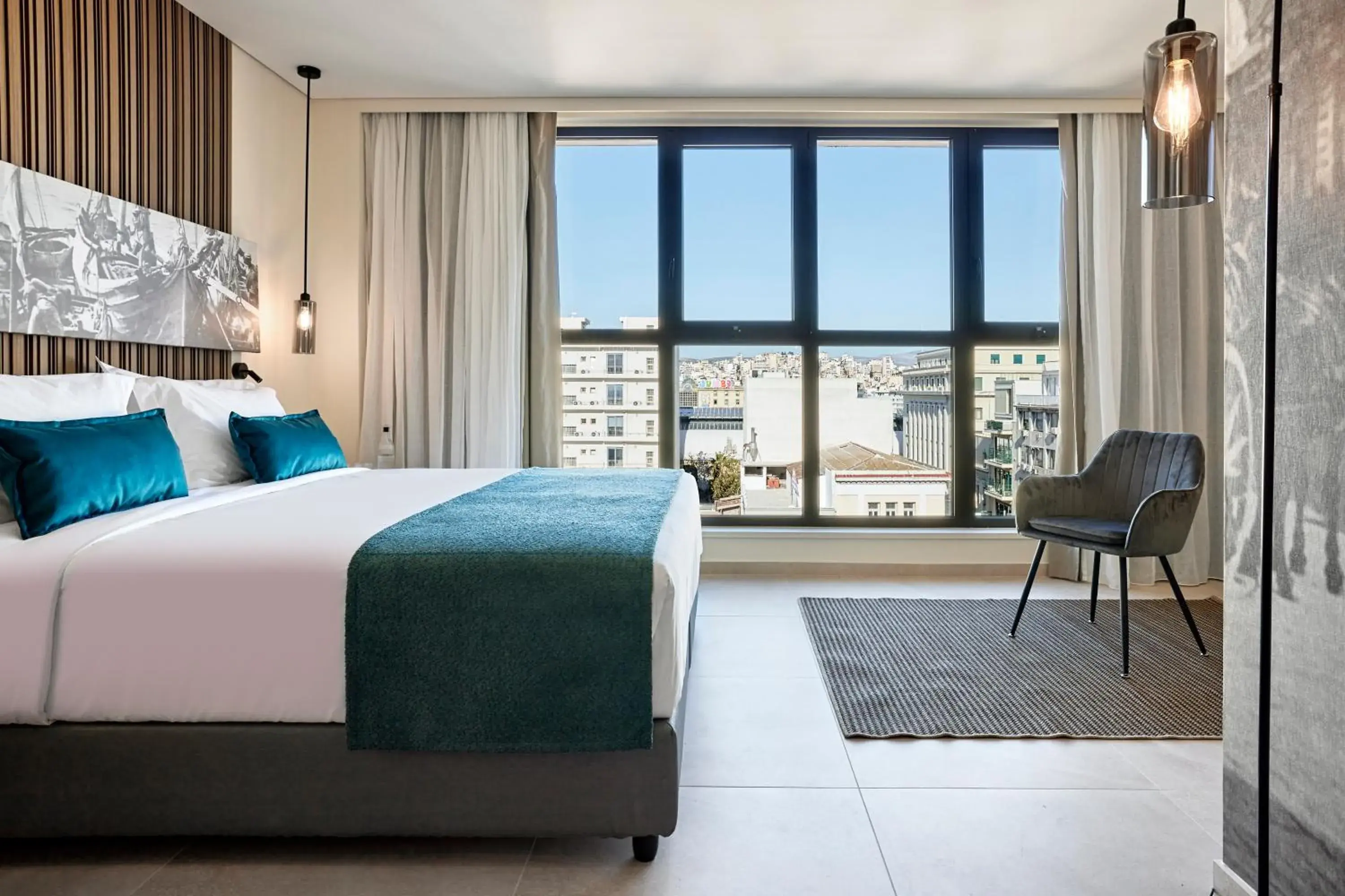 Bed in Athenarum Portus Life & Style Hotel Bed in Athenarum Portus Life & Style Hotel