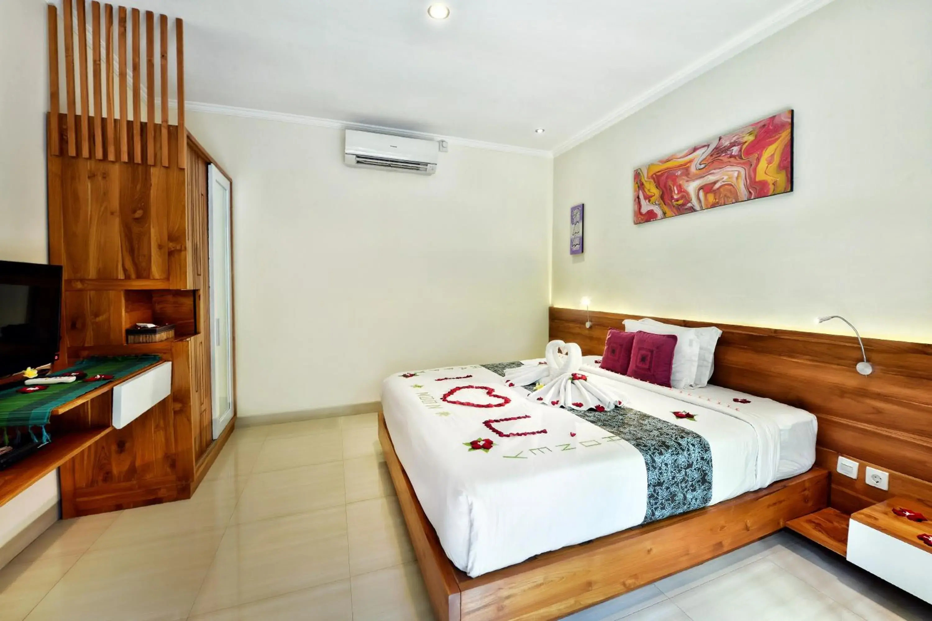 Bed in Bali Corail Villas Bed in Bali Corail Villas