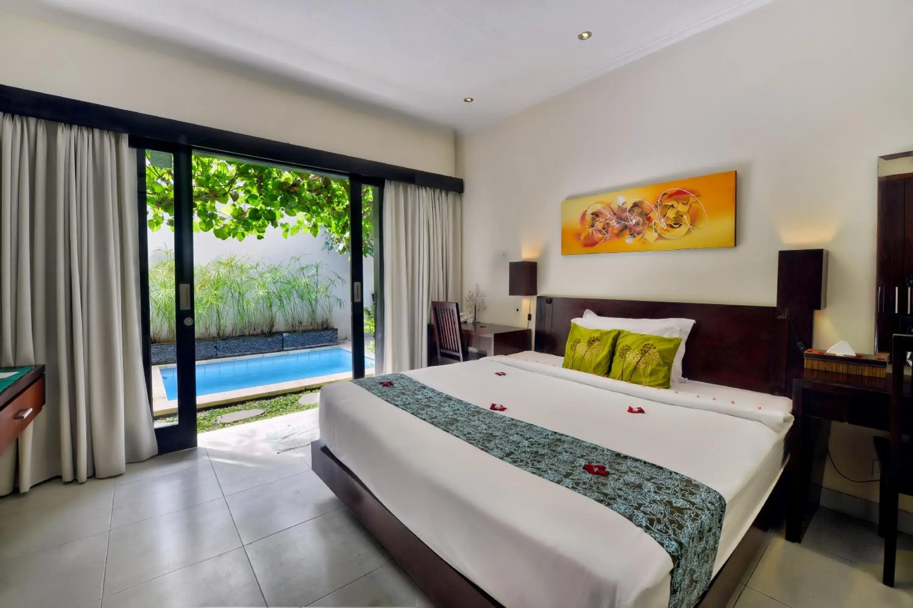 Bed in Bali Corail Villas Bed in Bali Corail Villas