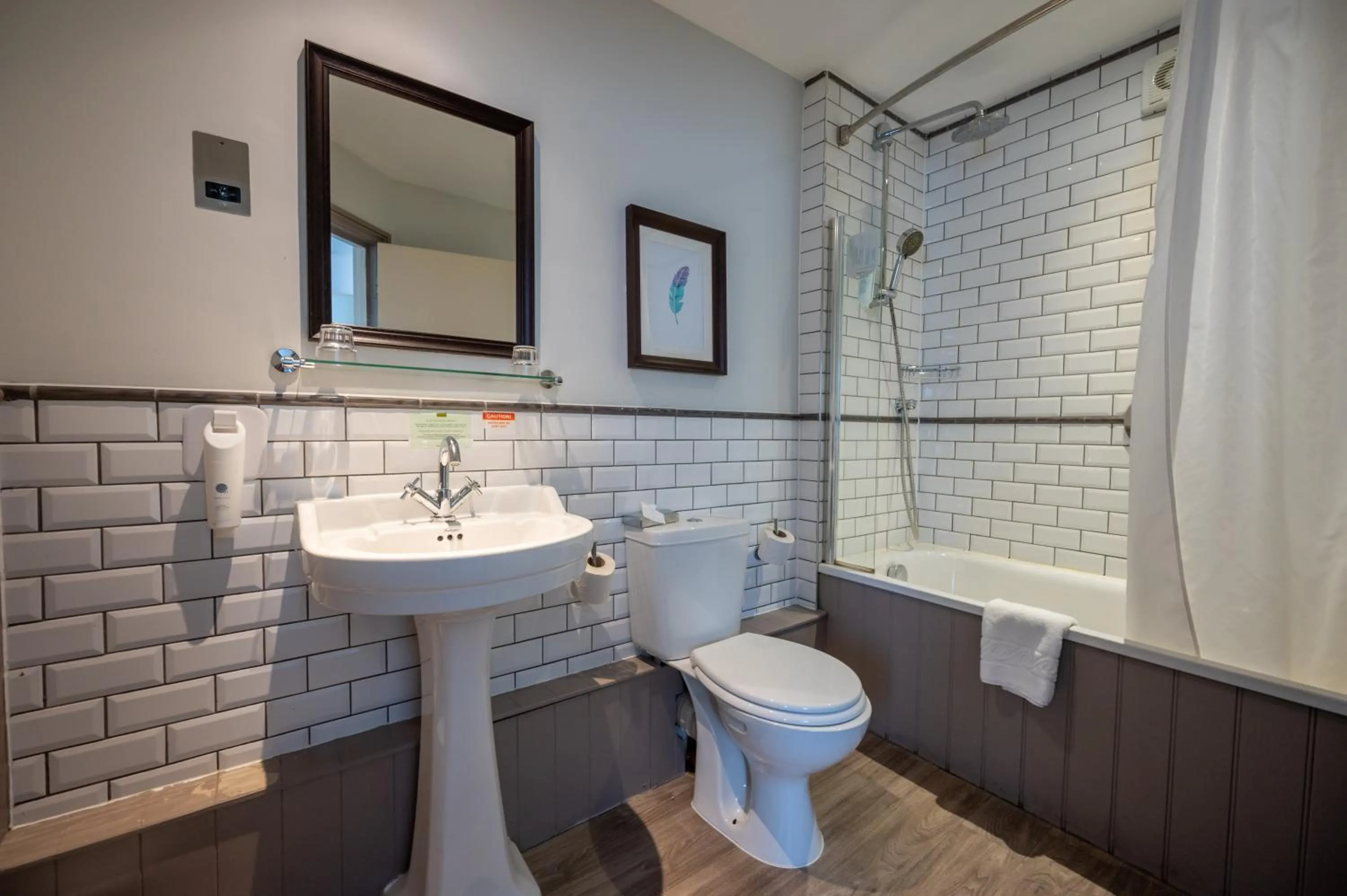 Bathroom in Cross Hands Hotel by Greene King Inns