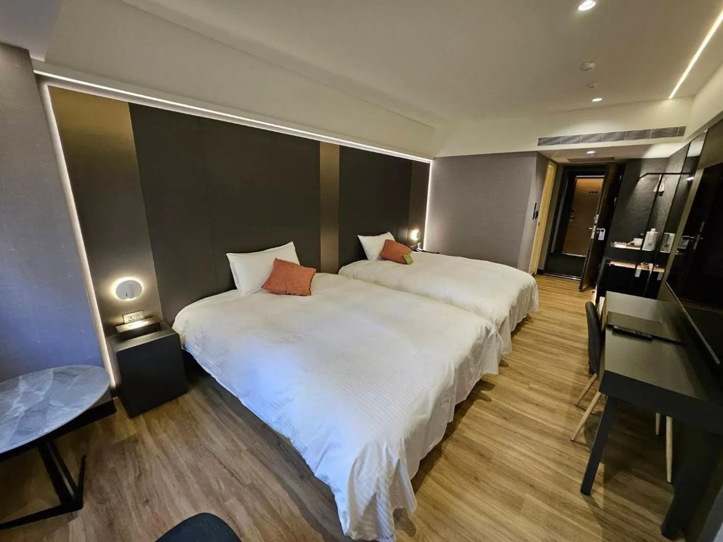 Bed in Hub Hotel Kaohsiung Yisin Branch