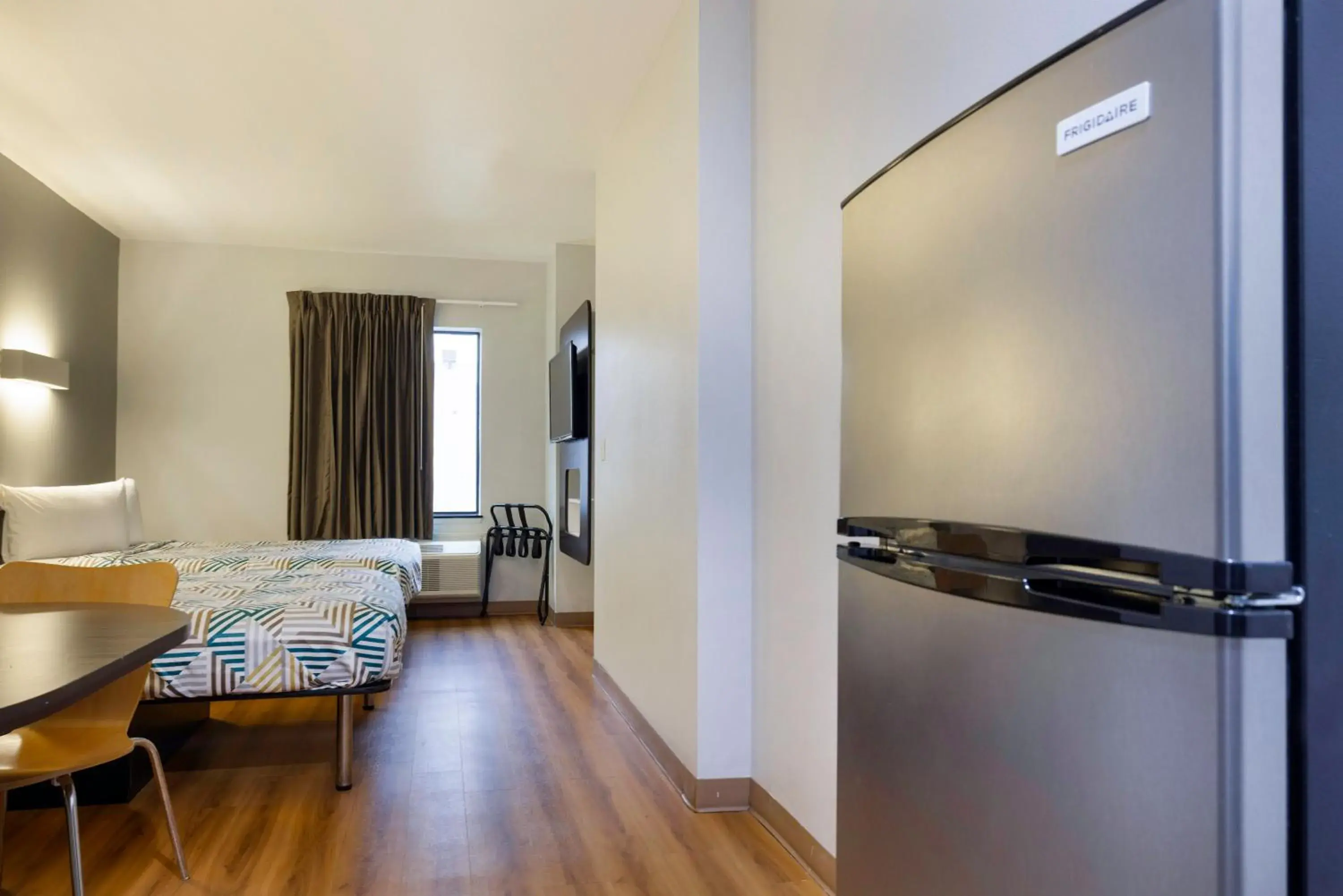 Bedroom in Studio 6 Suites Texas City, TX I 45 South Bedroom in Studio 6 Suites Texas City, TX I 45 South