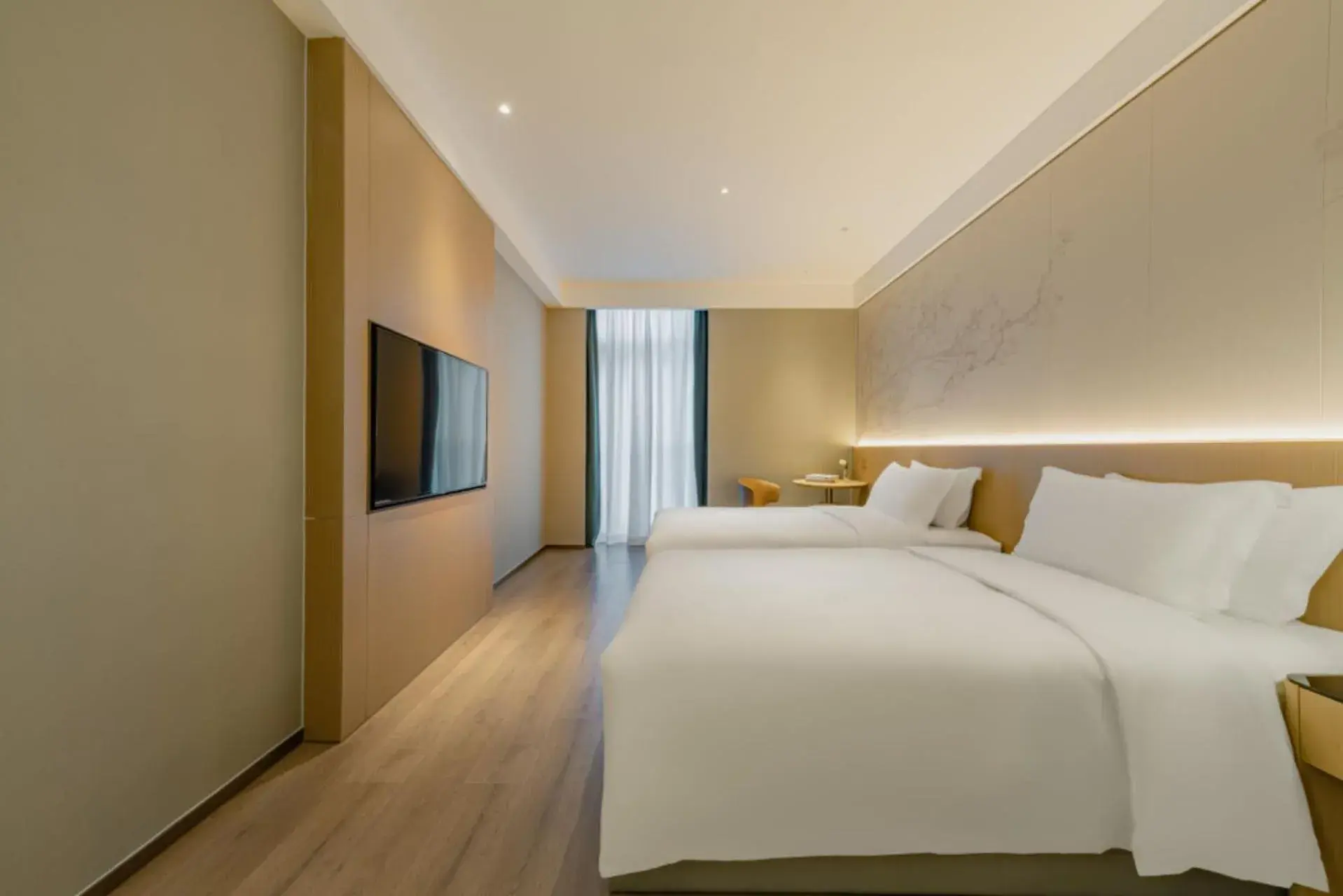 Twin Room with Balcony in The Skytel Hotel Shenzhen Central Park Twin Room with Balcony in The Skytel Hotel Shenzhen Central Park