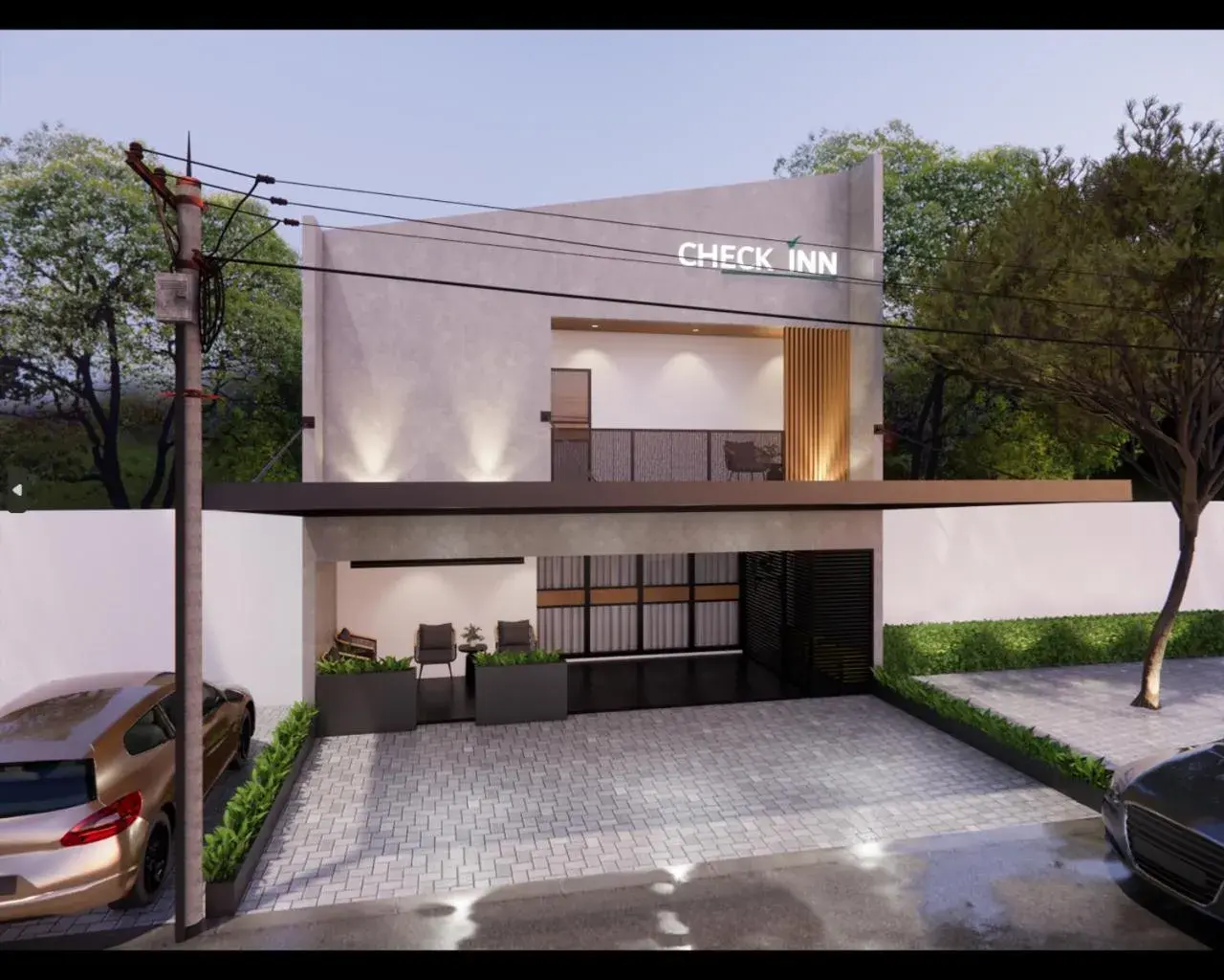 Property building in Check Inn Permata Hijau Property building in Check Inn Permata Hijau