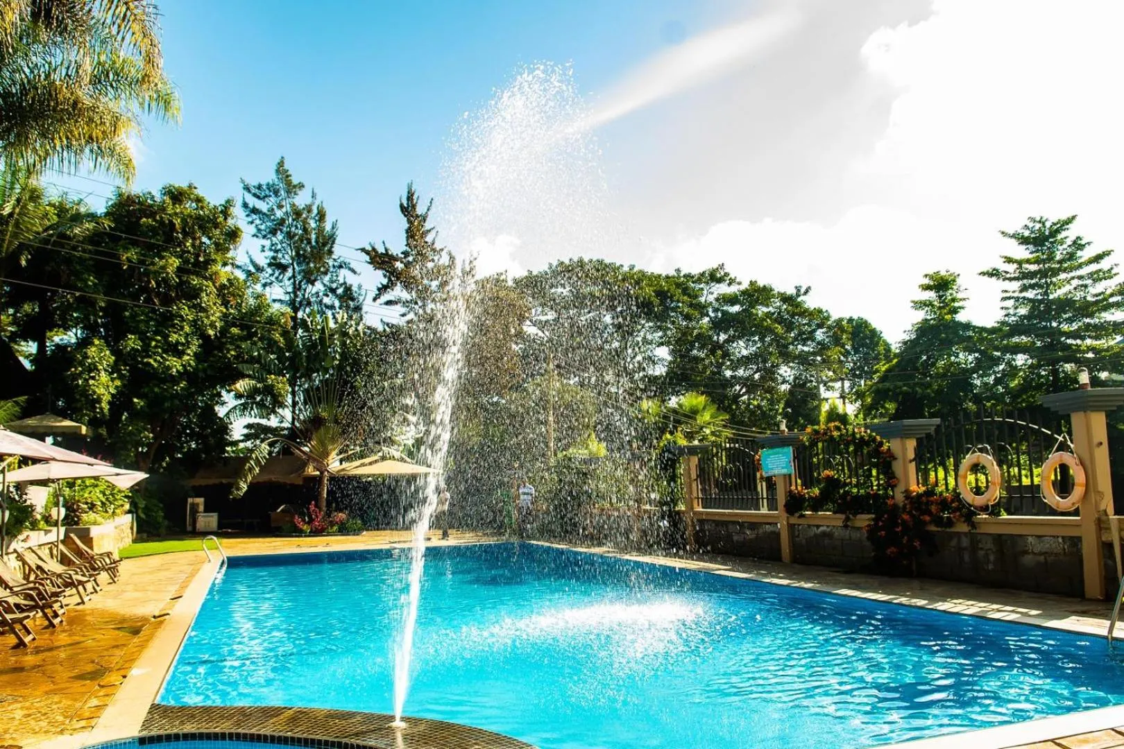 Swimming pool in Nejobugg Palace Hotel