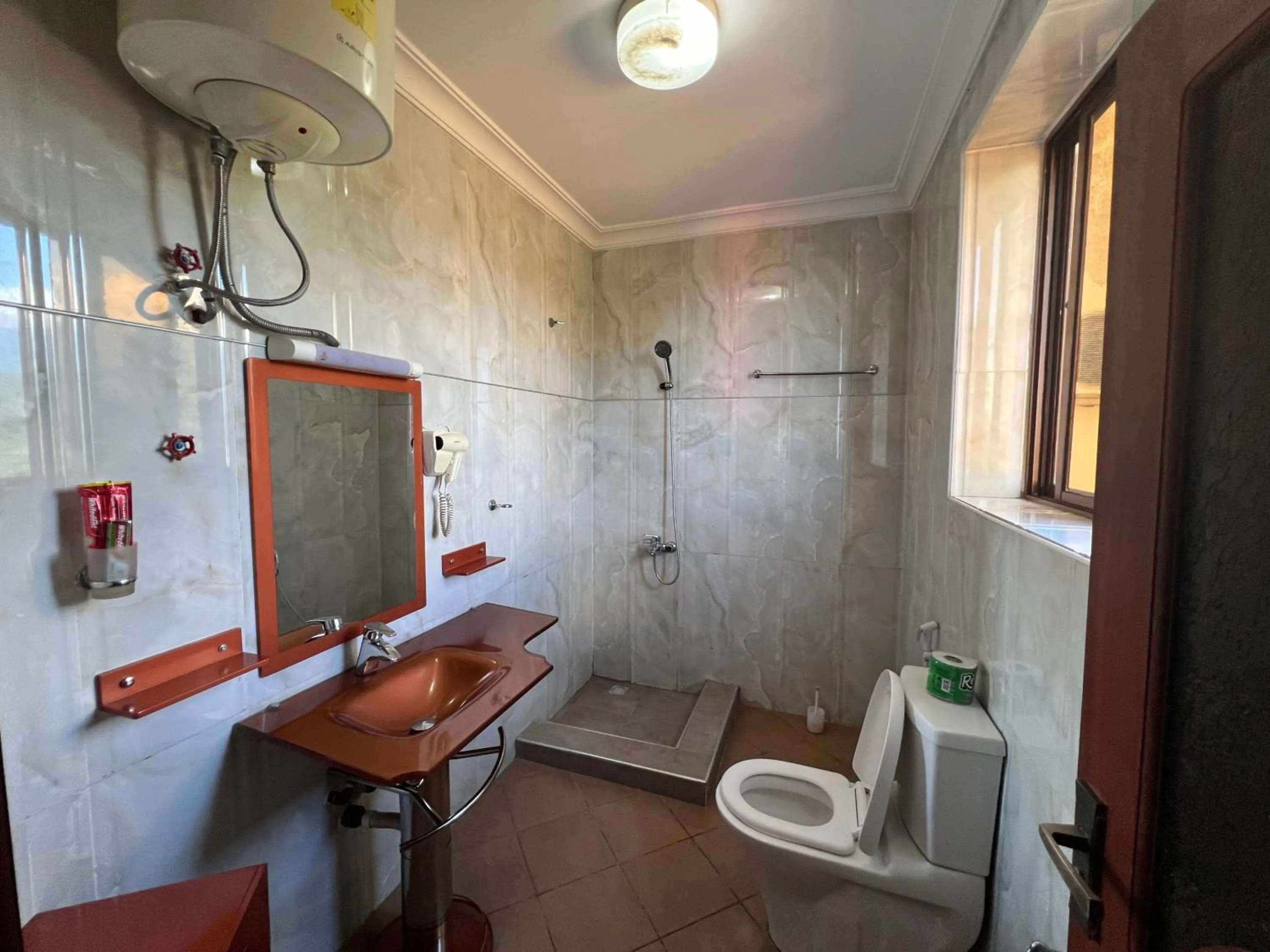 Shower in Nejobugg Palace Hotel