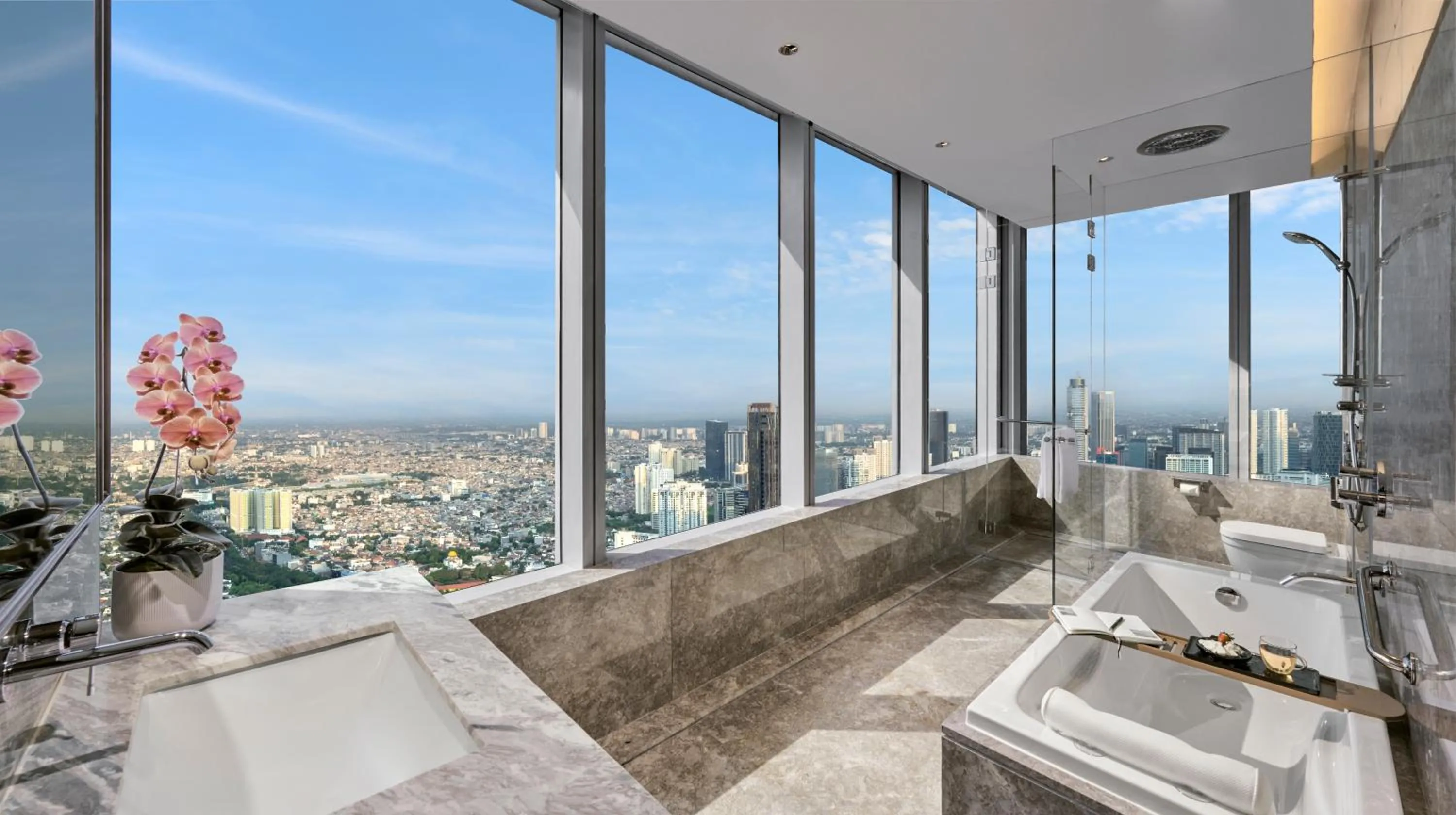 Bathroom in Pan Pacific Jakarta